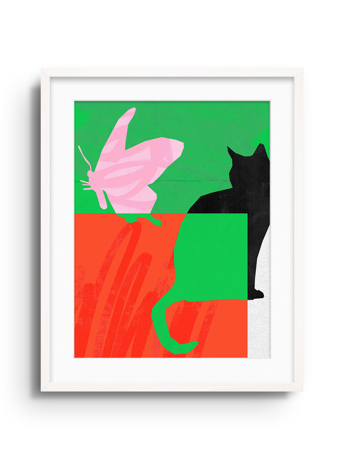 Cat and Butterfly - Sian Roper