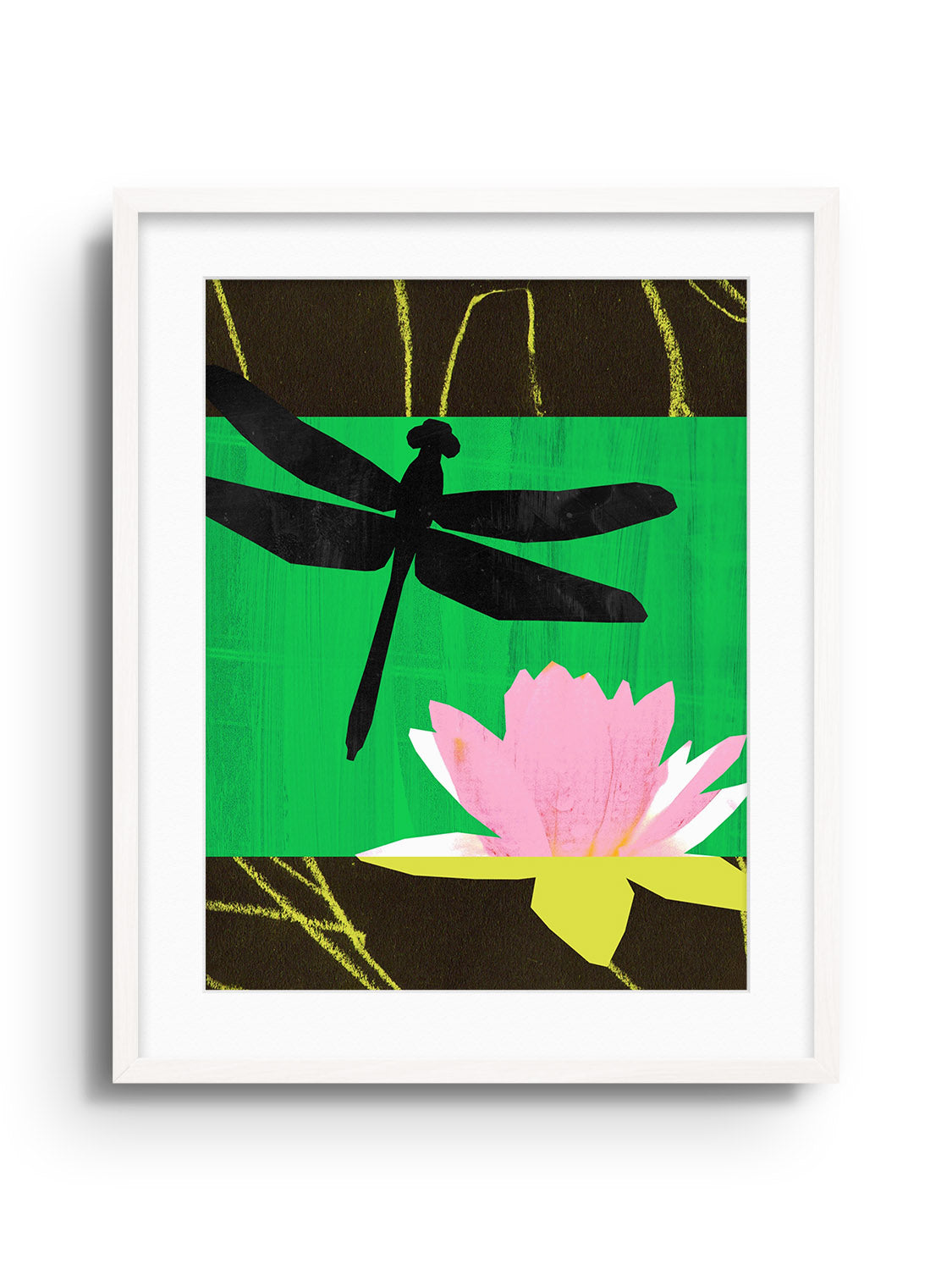 Dragonfly and Lotus - Sian Roper