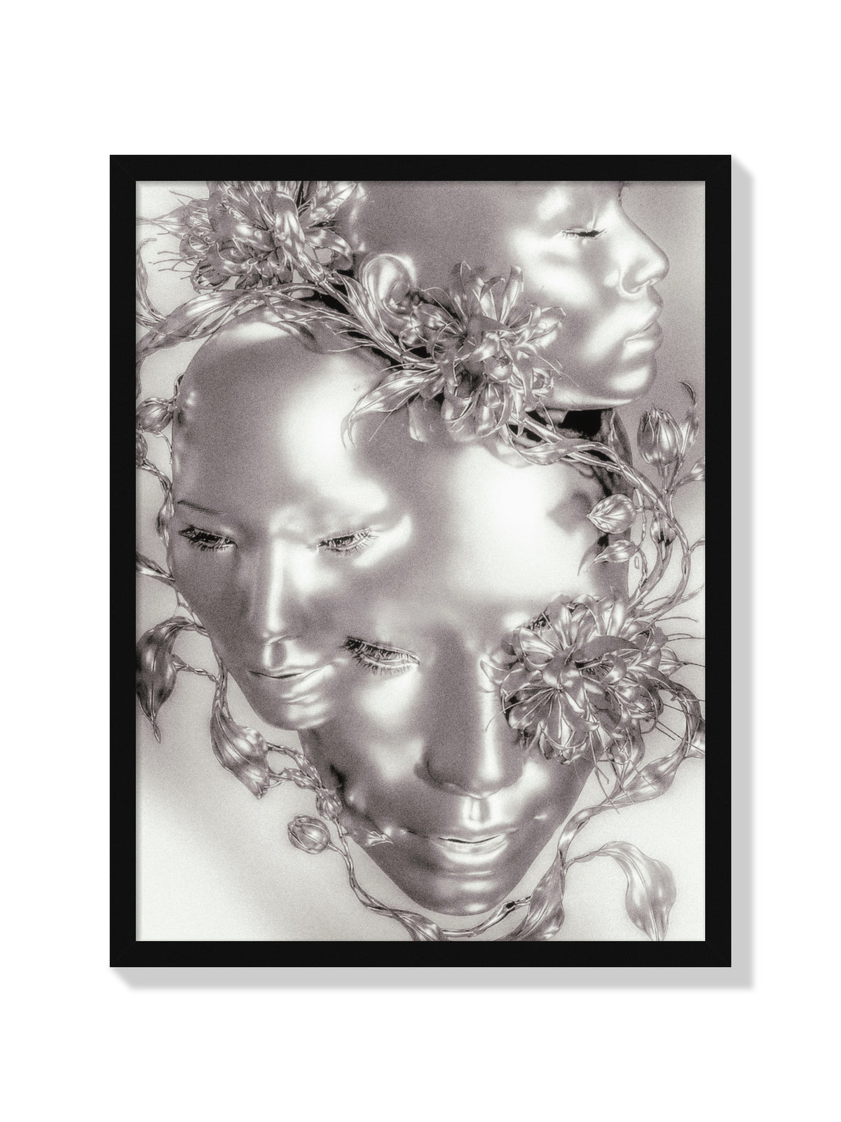 All Flowers In Time Bend Towards The Sun - Denisa Rahma - Black Frame |frame=Black Frame|