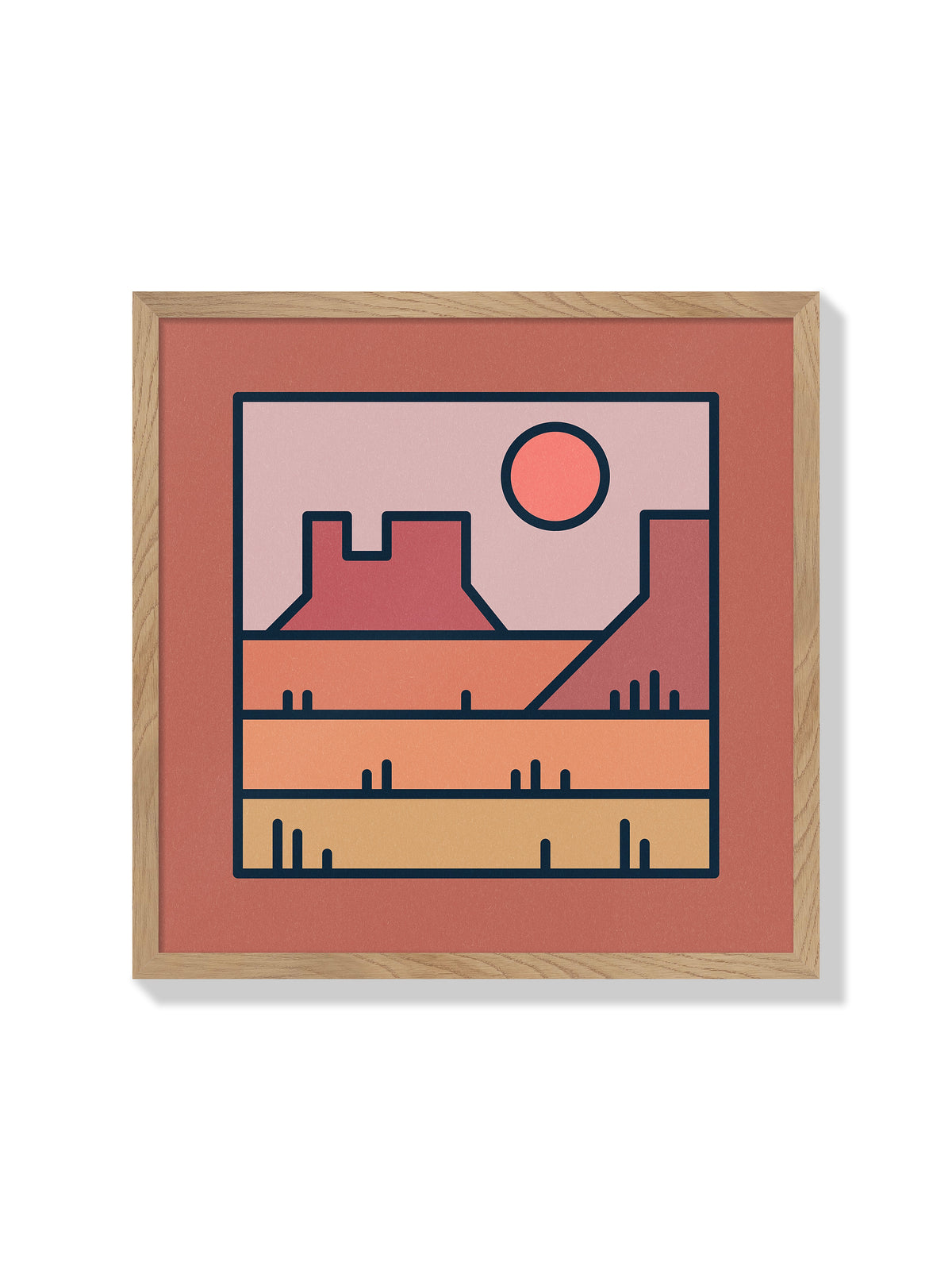 A Day in the Desert (Miniscape 11) - Rick Crane - Natural Frame |frame=Natural Frame|