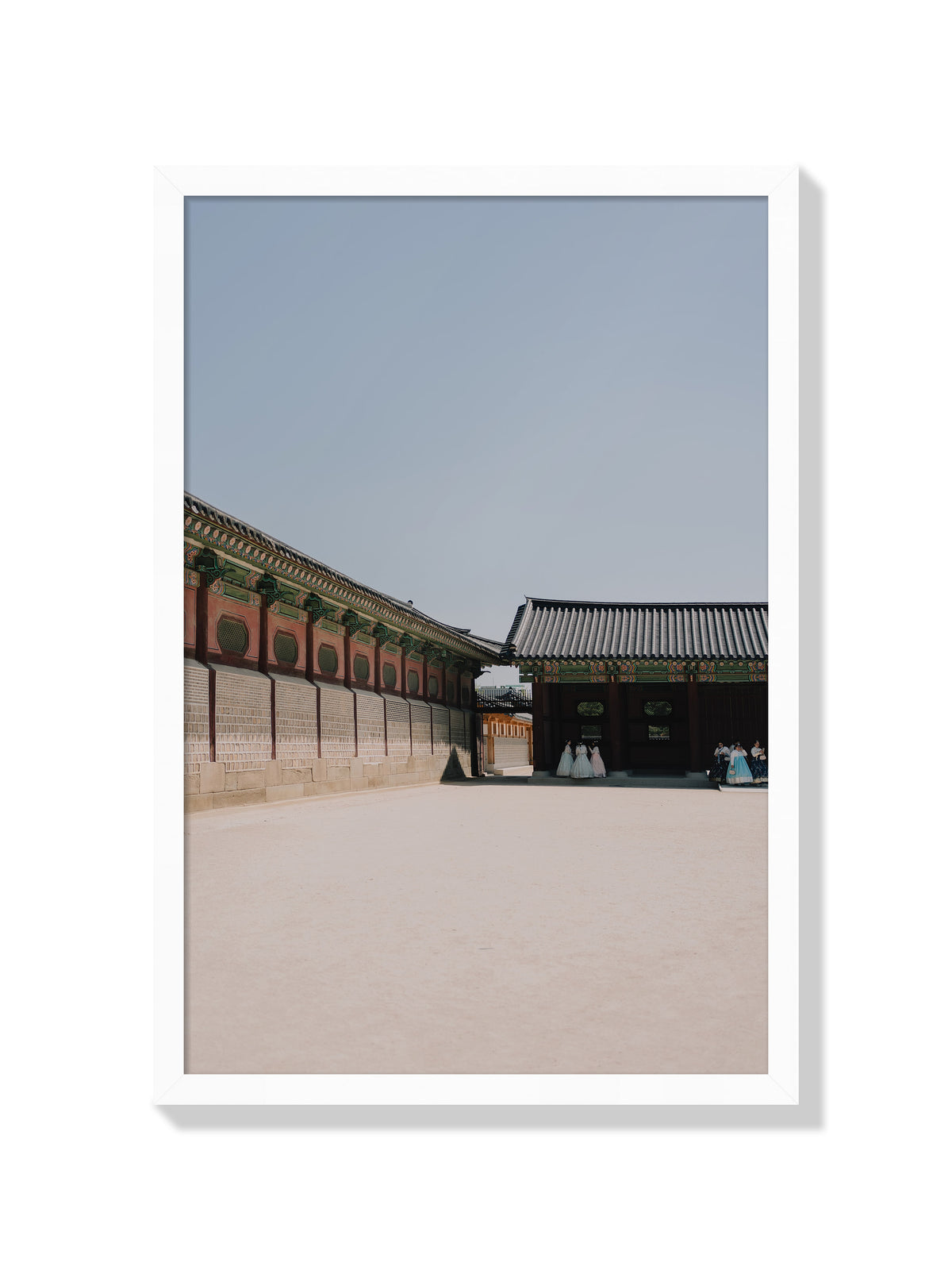 Korean Temple Wall - Jonny Gleason - White Frame |frame=White Frame|