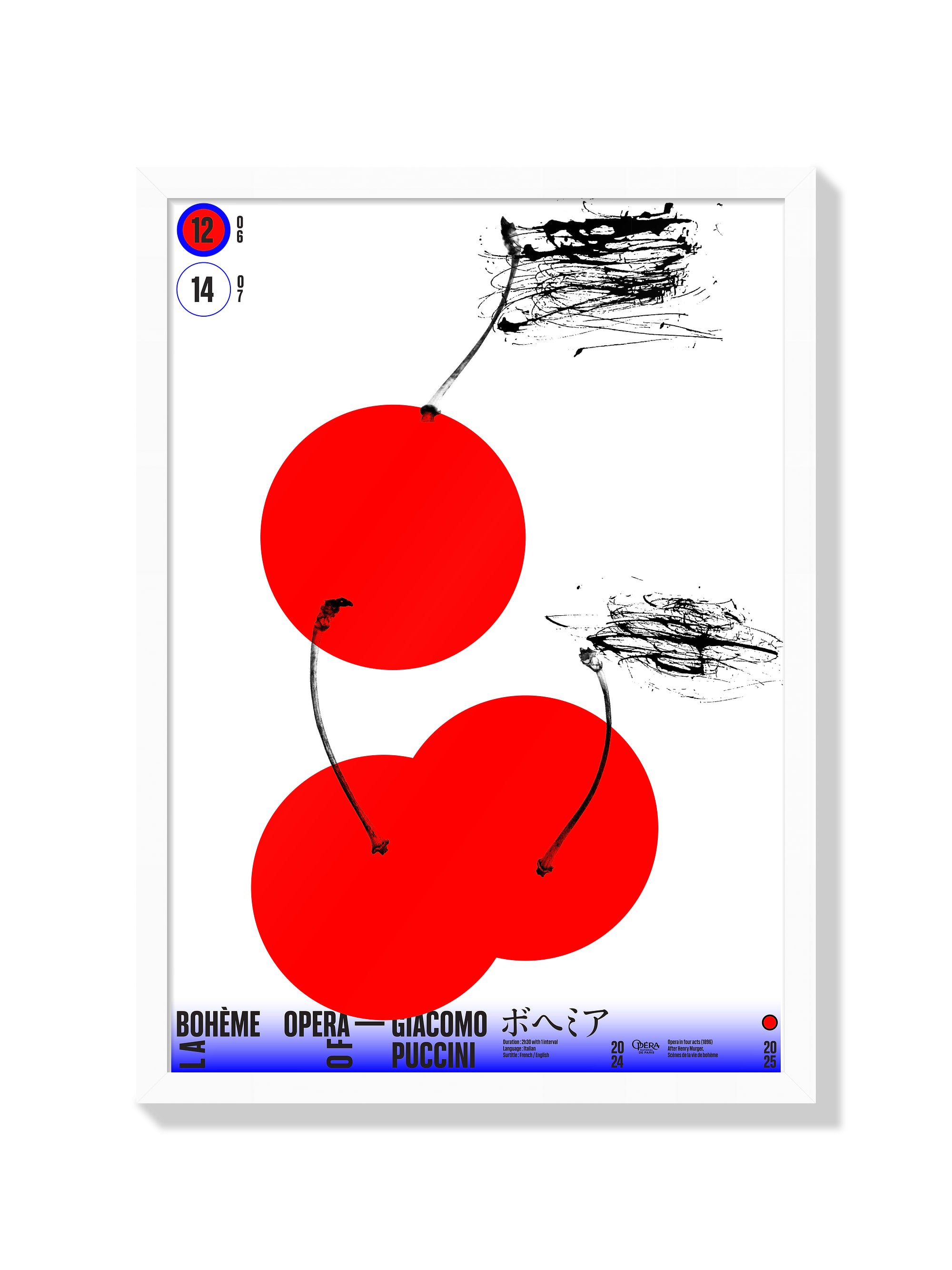 Opere La Bohème.2 - Anastasia Temirkhan - White Frame |frame=White Frame|