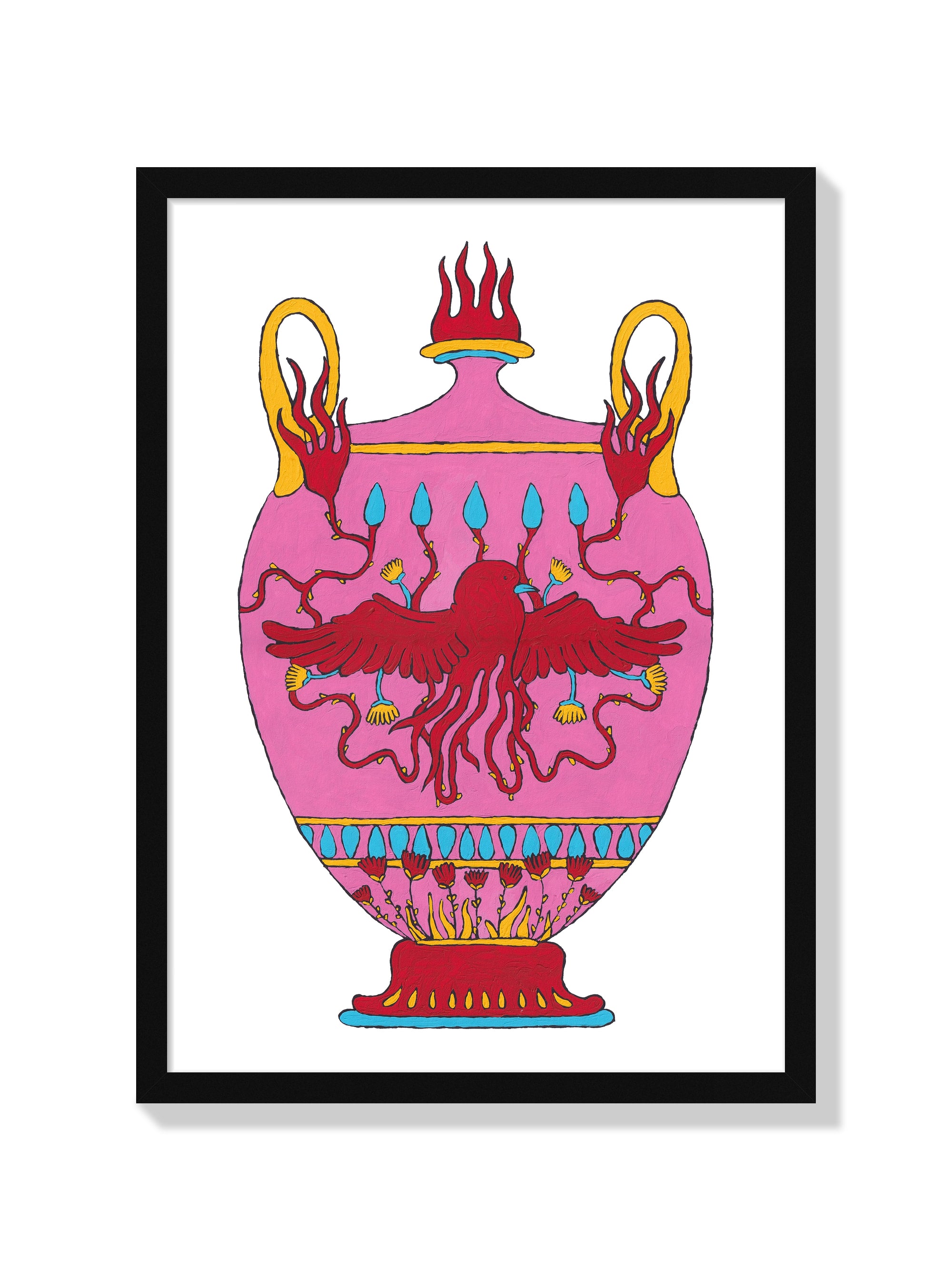 Rising in Flames - Maria Barrera - Black Frame |frame=Black Frame|