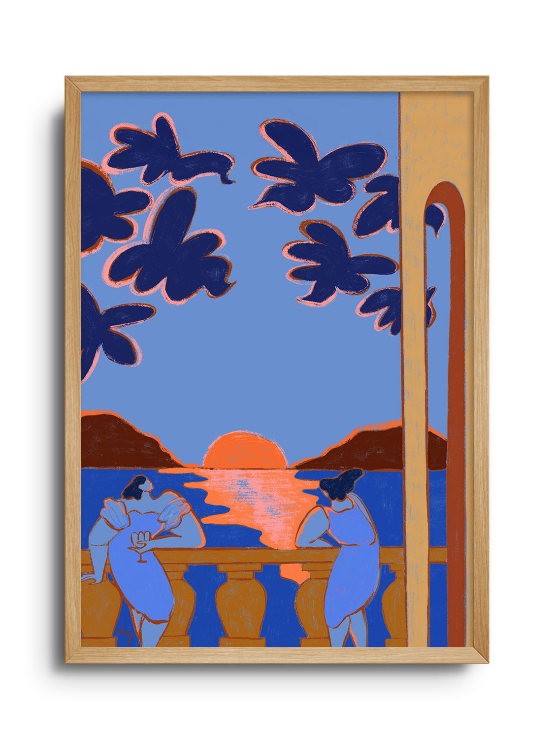 Conversation at Dusk - Arty Guava