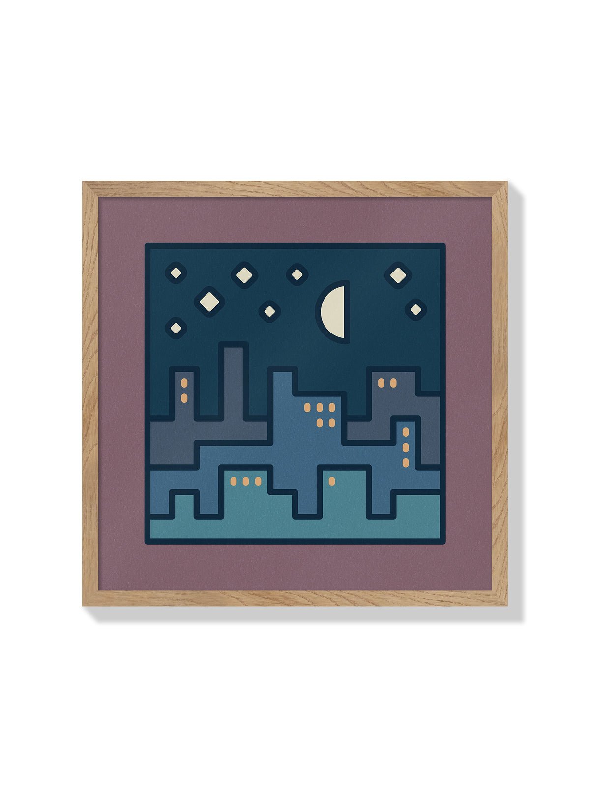 A Night in the City (Miniscape 09) - Rick Crane - Natural Frame |frame=Natural Frame|