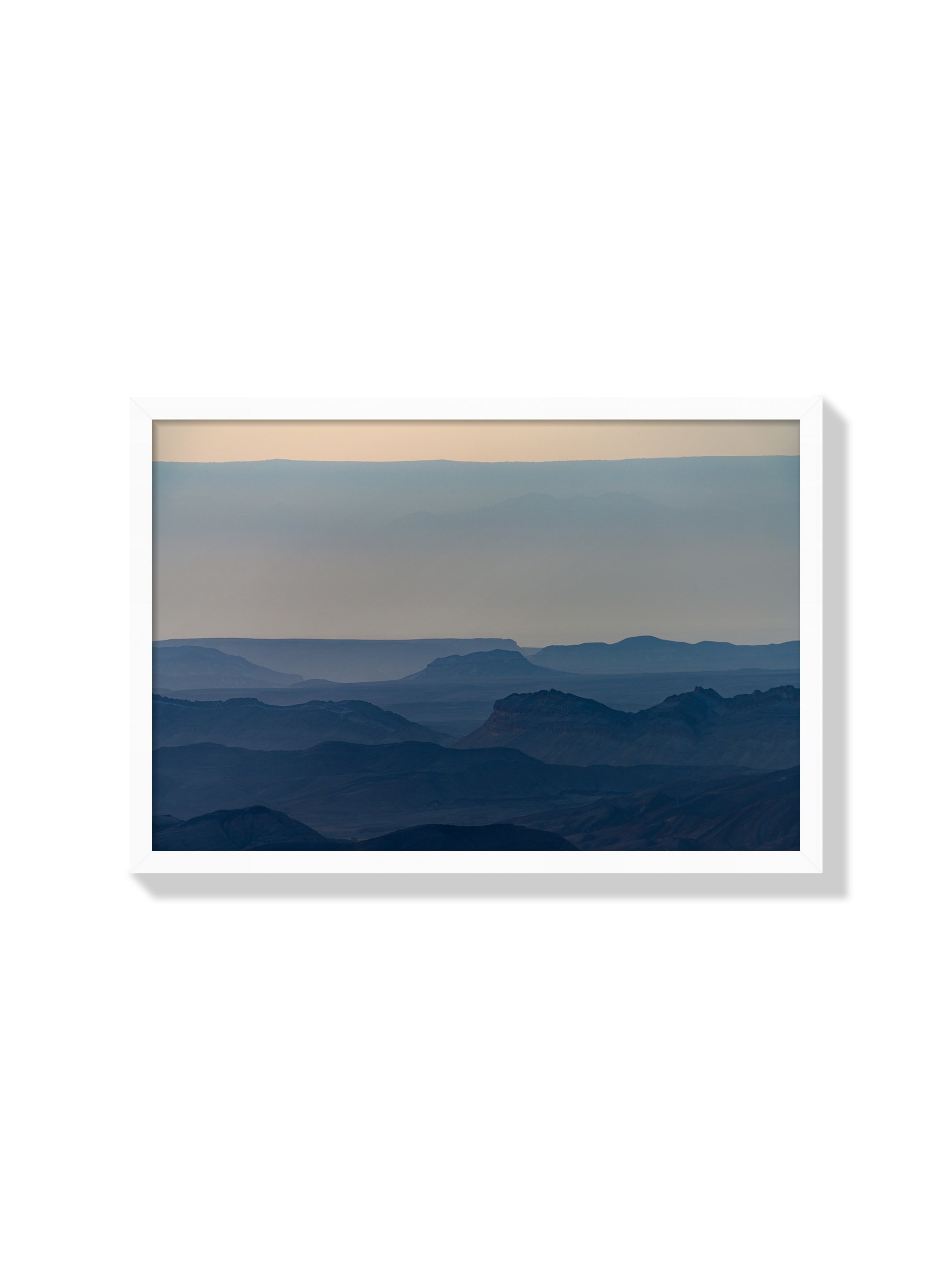 Sunrise over Ramon Crater #5 - Tal Paz-Fridman - White Frame |frame=White Frame|