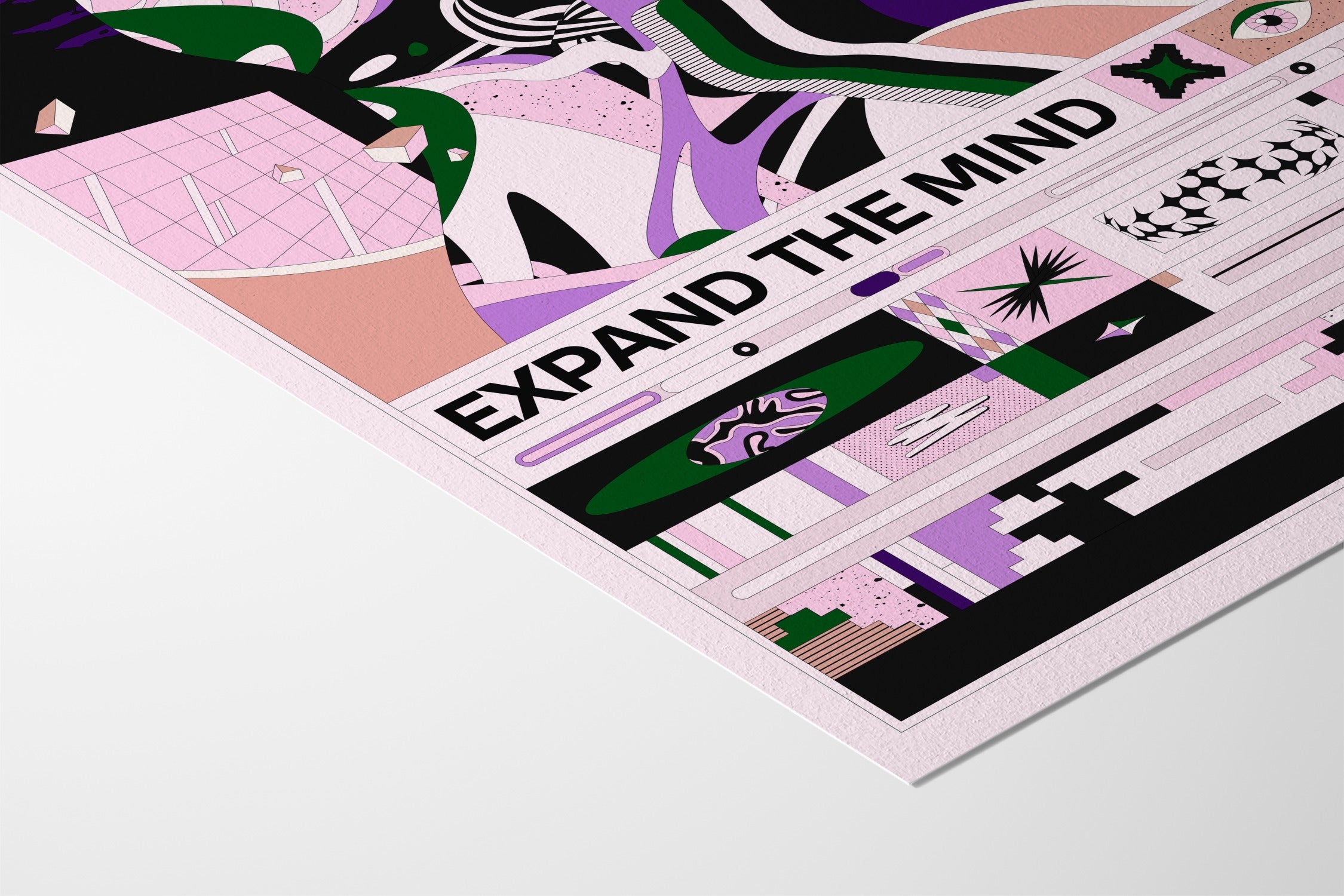 Expand The Mind - Vladimir Hadžić - Hahnemuhle German Etching 310gsm |type=lifestyle|