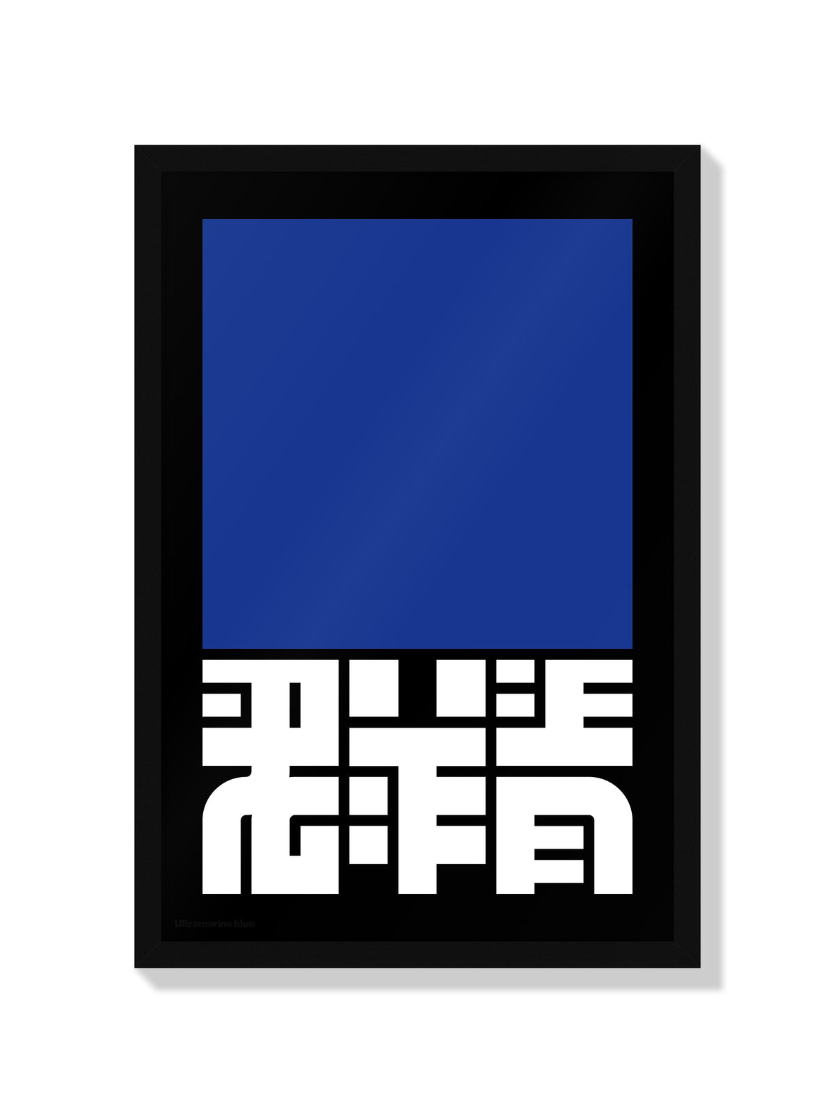 群青#2 (Ultramarine Blue) - Kenichi Minami - Black Frame |frame=Black Frame|