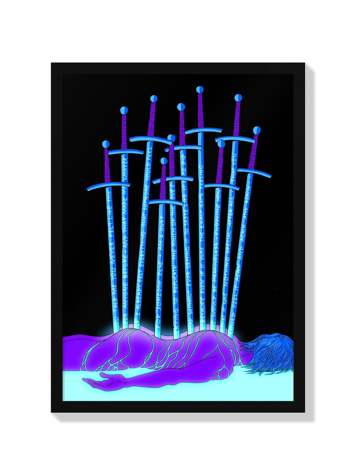Ten Of Swords - Eric Schwarz - Black Frame |frame=Black Frame|