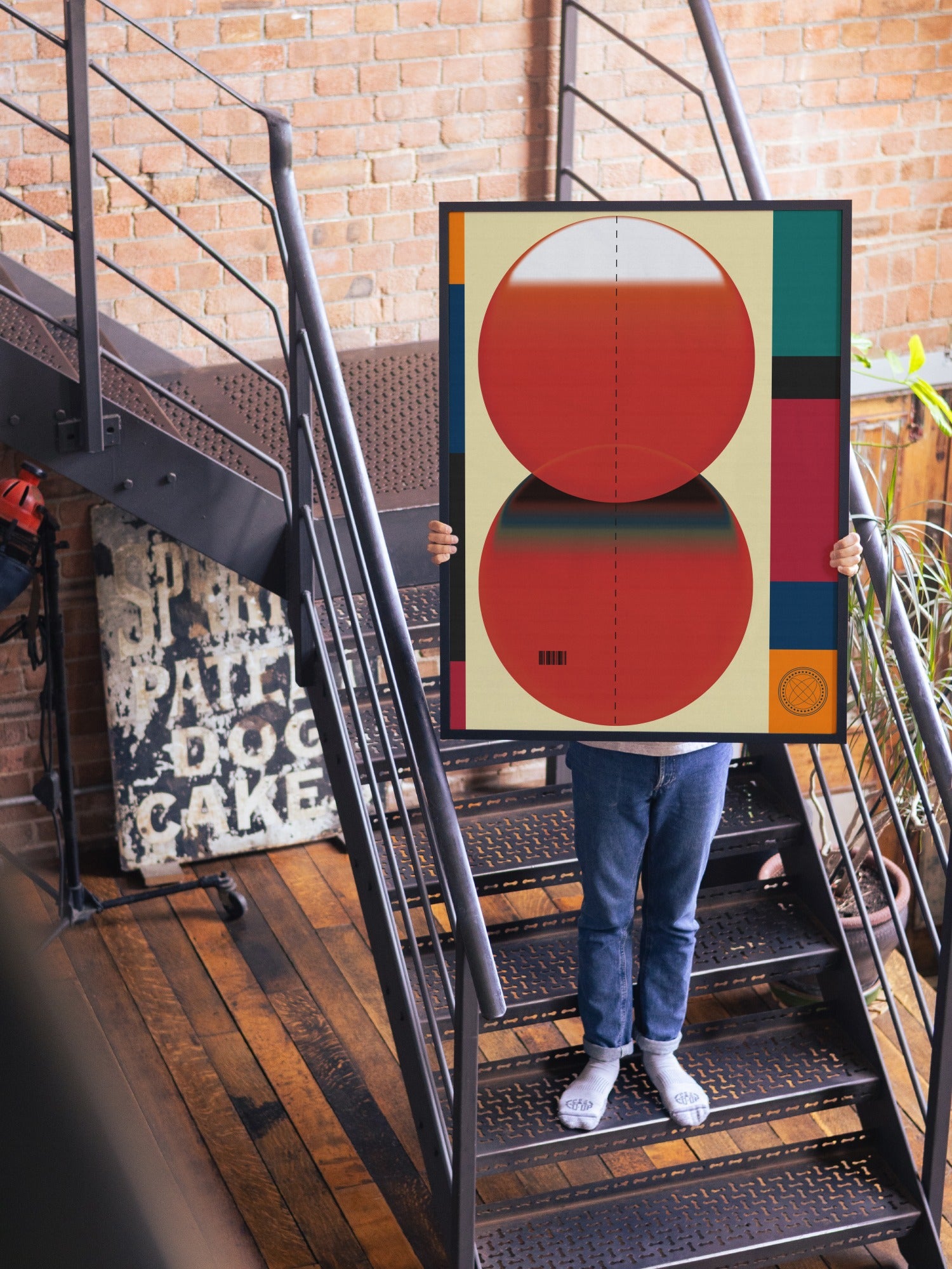 Data Dreams - Sheyi Adebayo - 30" x 40" Frame |type=lifestyle|