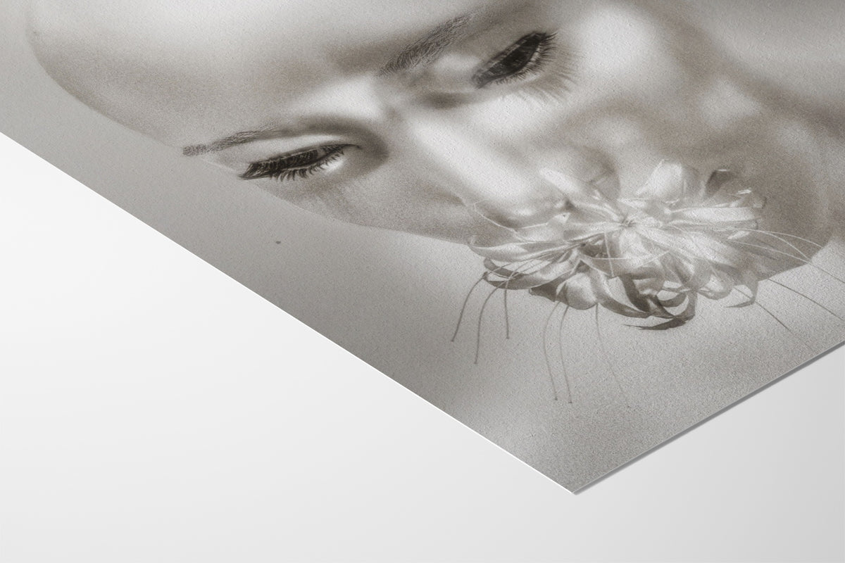 All Flowers In Time Bend Towards The Sun II - Denisa Rahma - Hahnemuhle German Etching 310gsm |type=paper|