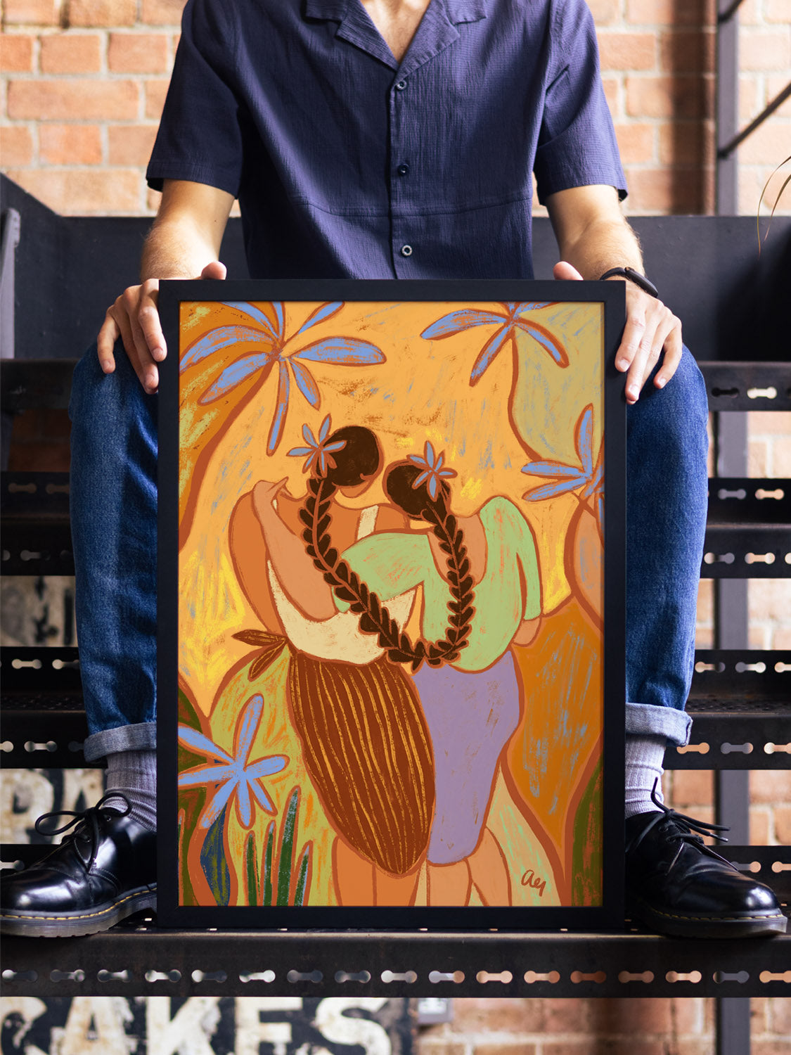 Lean On Her Shoulder - Arty Guava