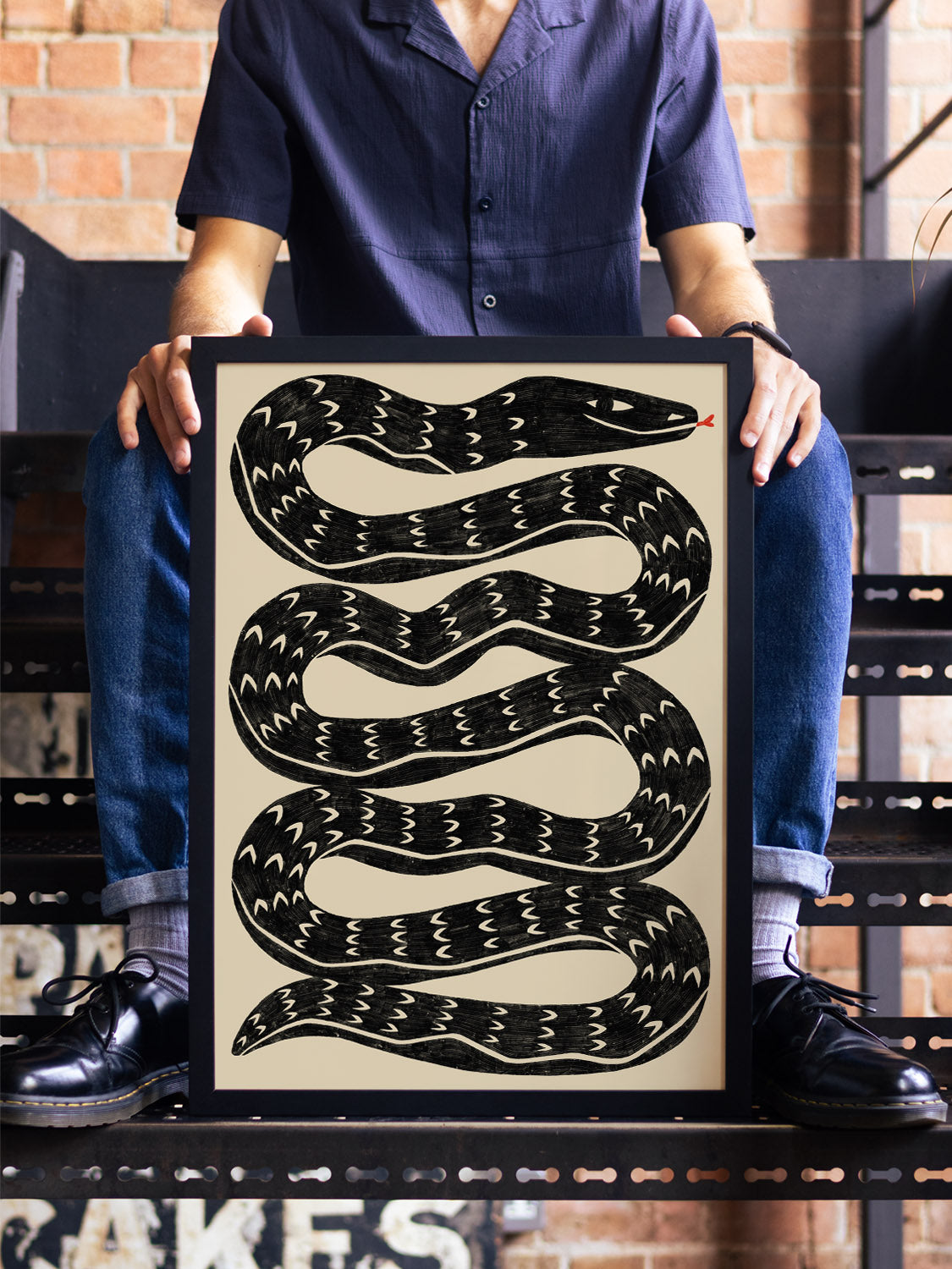 Snake - Black - Manne Jalilian