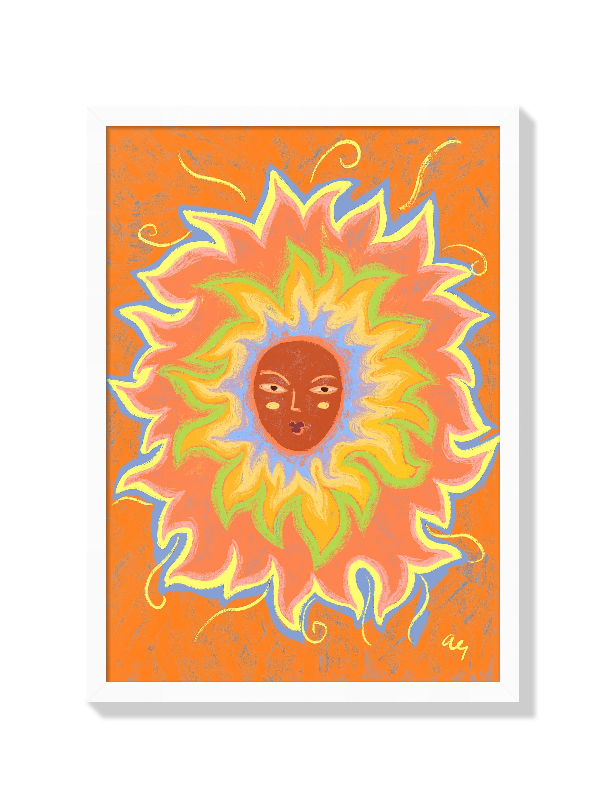 Sunshine - Arty Guava - White Frame |frame=White Frame|