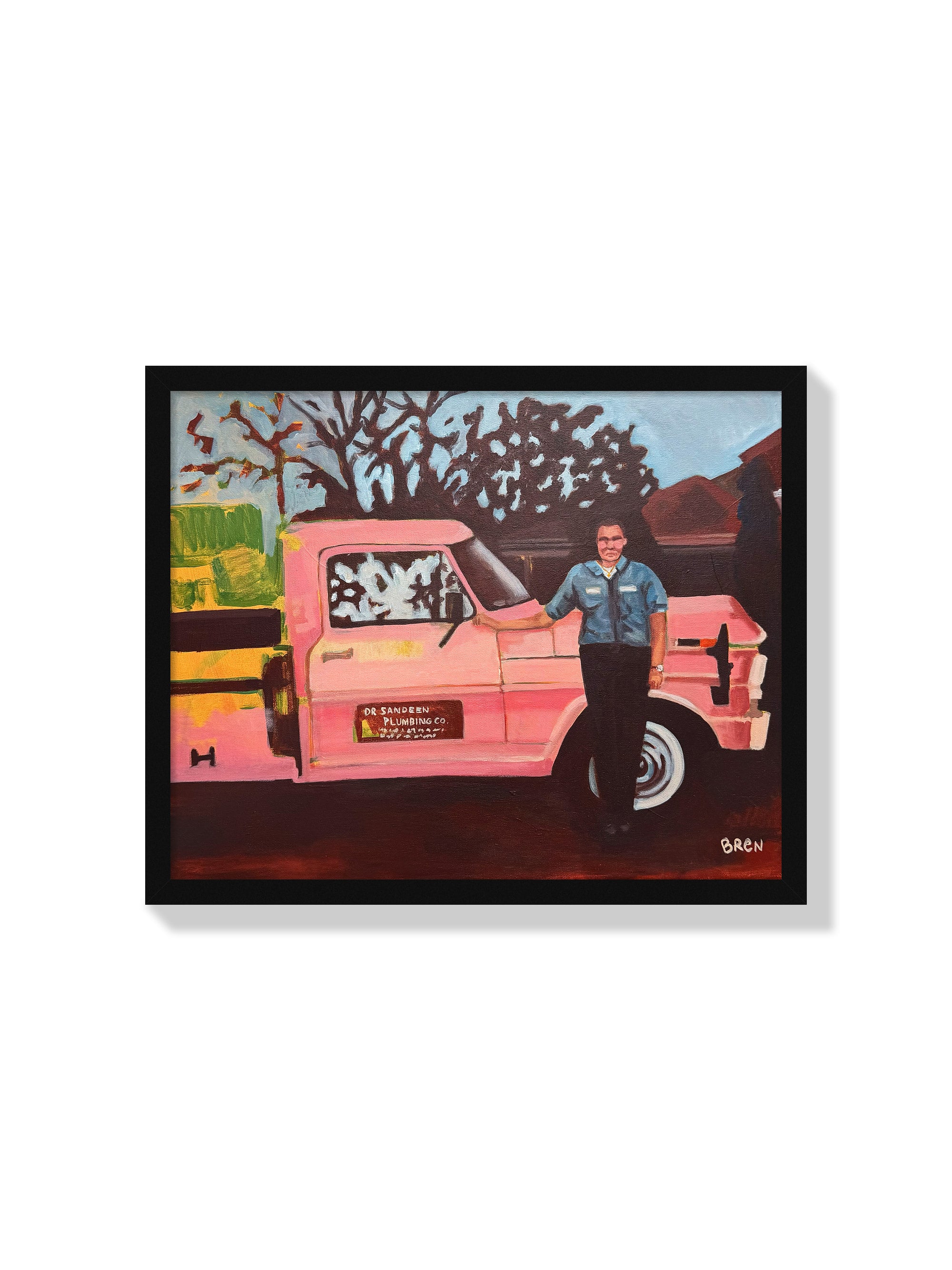 DR Plumbing Co - Scared of Moths - Black Frame |frame=Black Frame|