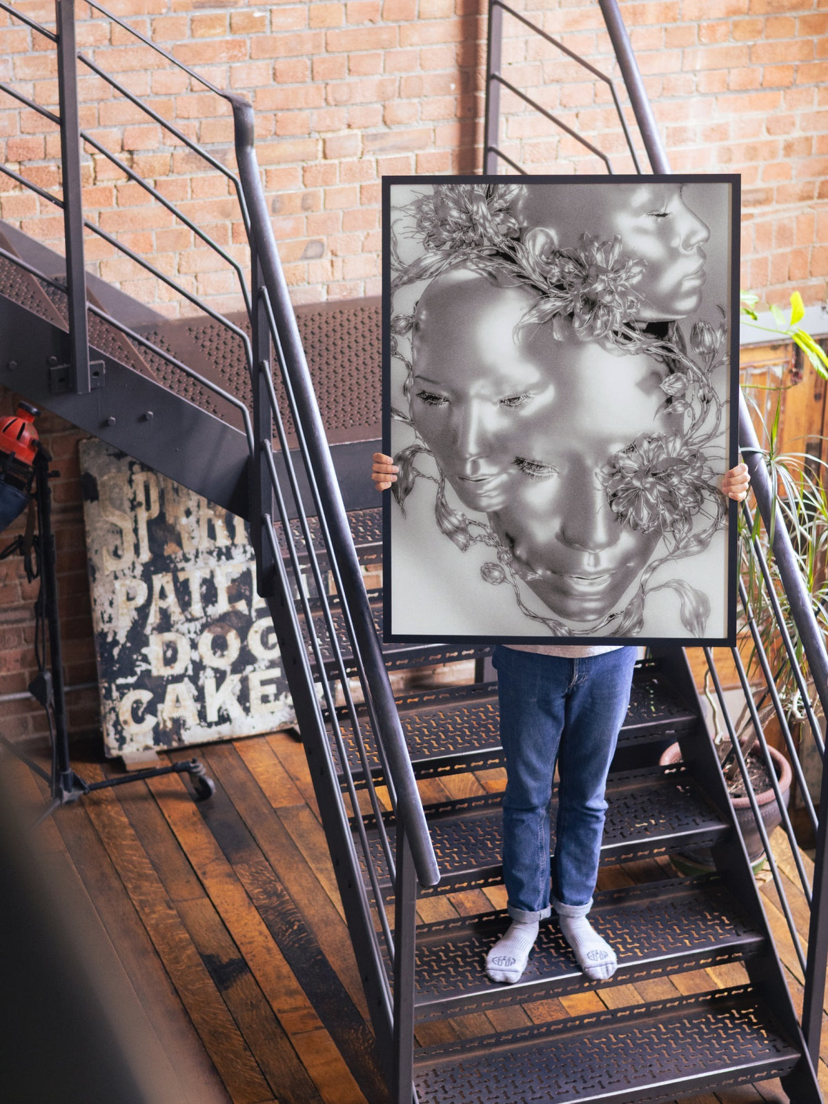 All Flowers In Time Bend Towards The Sun - Denisa Rahma - 30x40_Black_290626 |type=lifestyle|