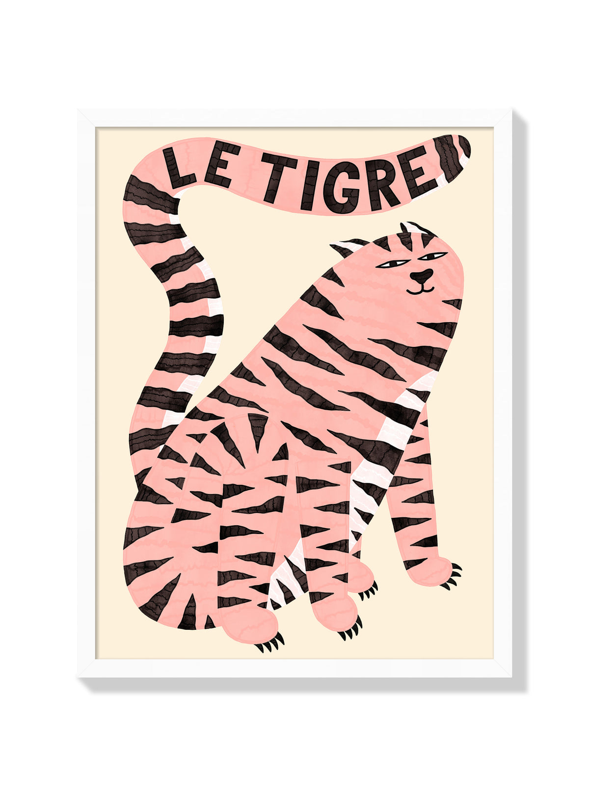 Le Tigre - White - Manne Jalilian - White Frame |frame=White Frame|