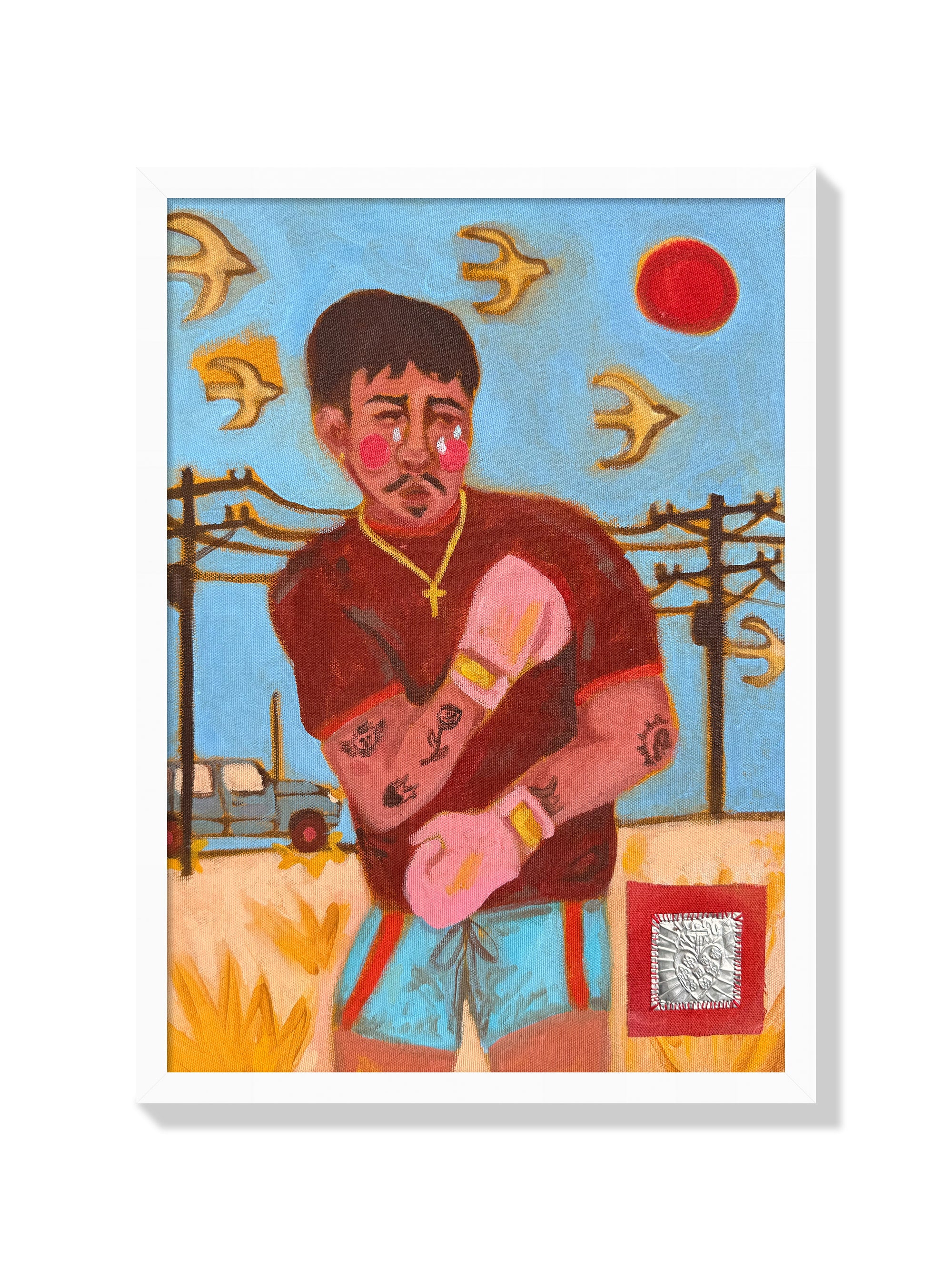 Anger That Begs To Stay - Scared of Moths - White Frame |frame=White Frame|