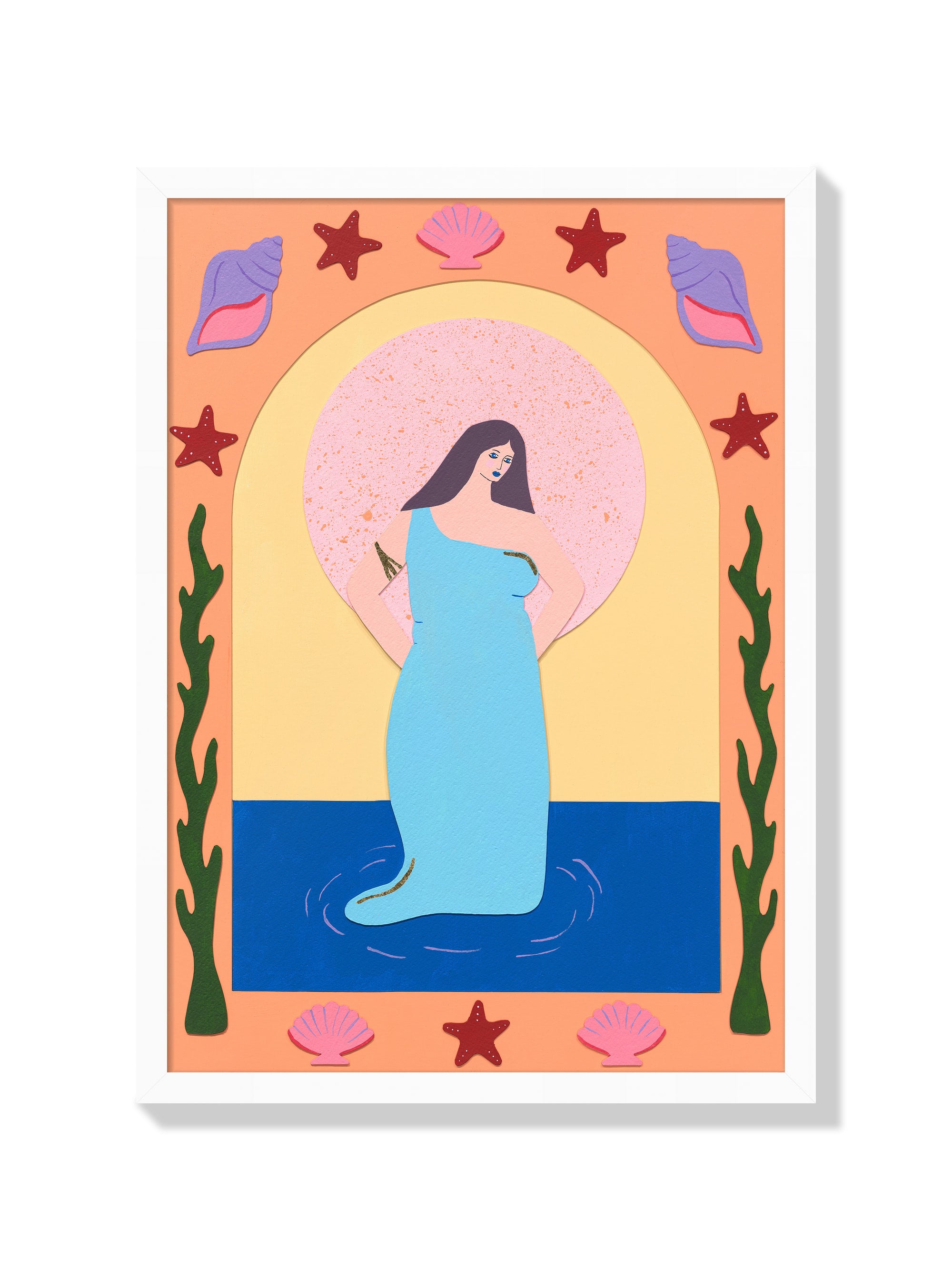 Ocean Goddess - Studio Flos - White Frame |frame=White Frame|
