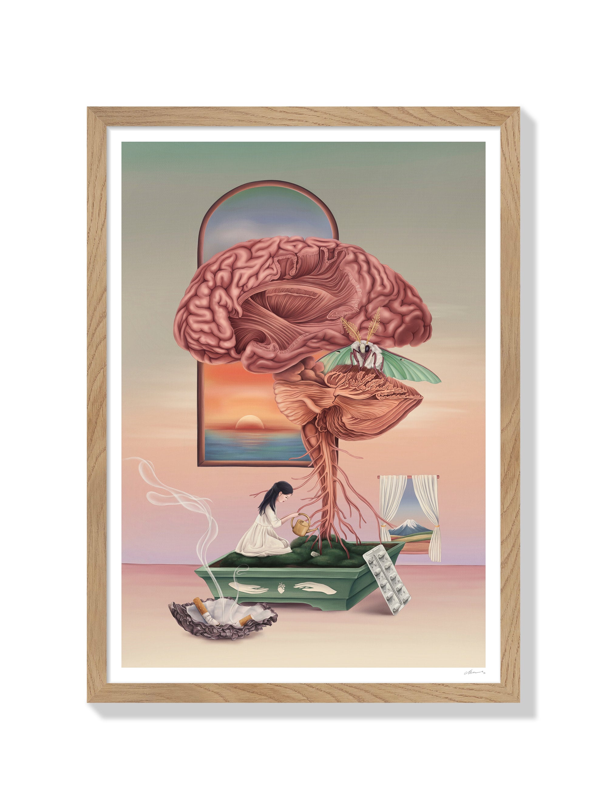 Little Growth Little Self Sabotage - Chloe Shao - Natural Frame |frame=Natural Frame|
