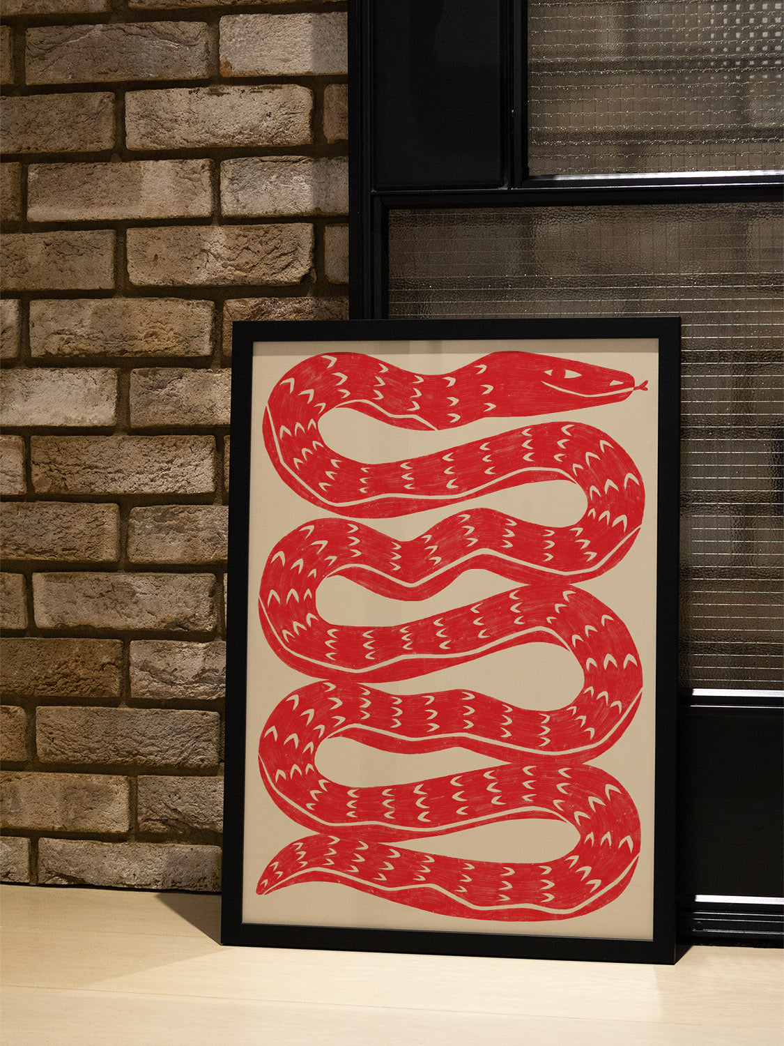 Snake - Red - Manne Jalilian