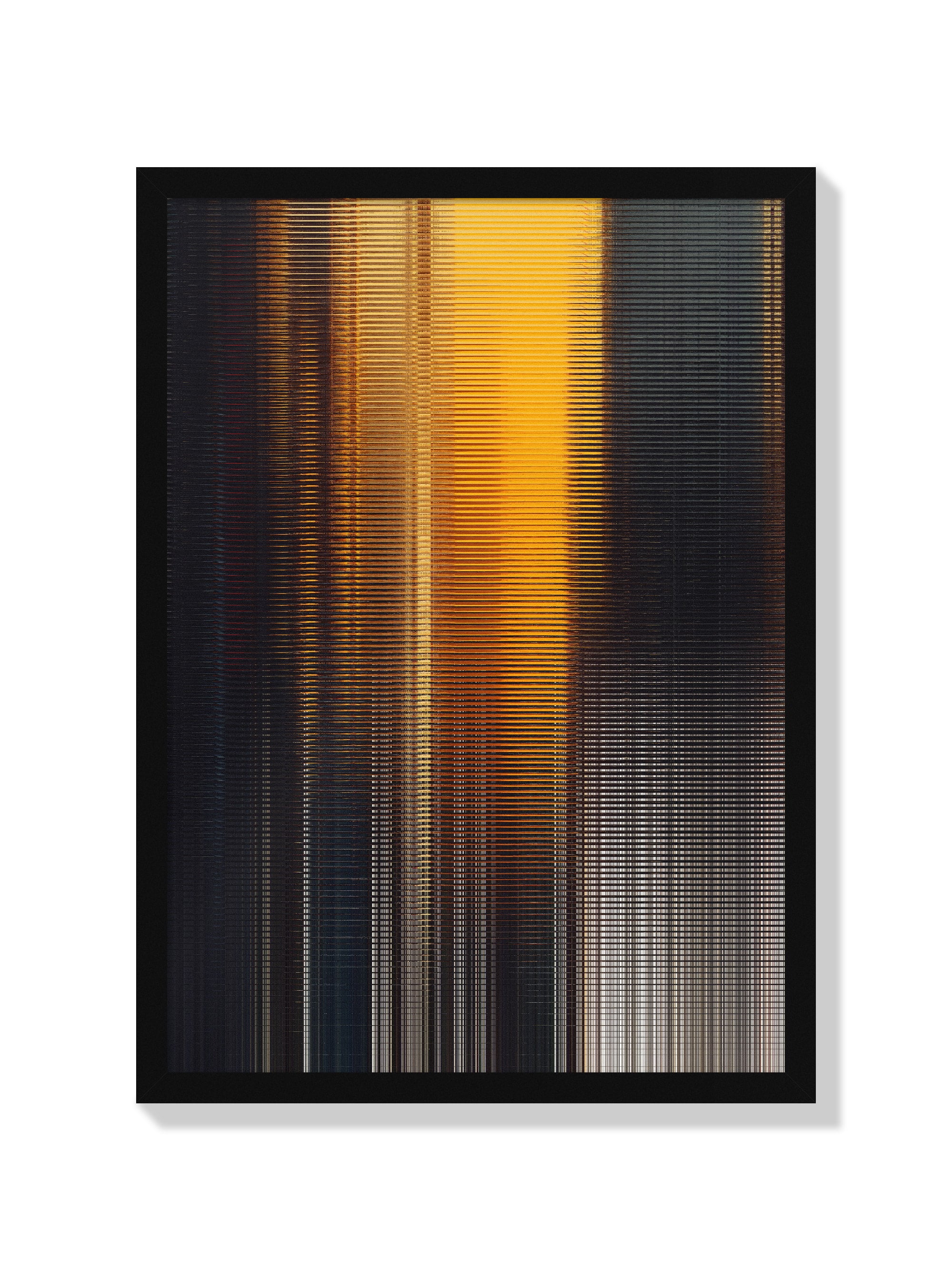 City Through A Window 02 | Glitch 26.425.2 - Aaron Borchardt - Black Frame |frame=Black Frame|