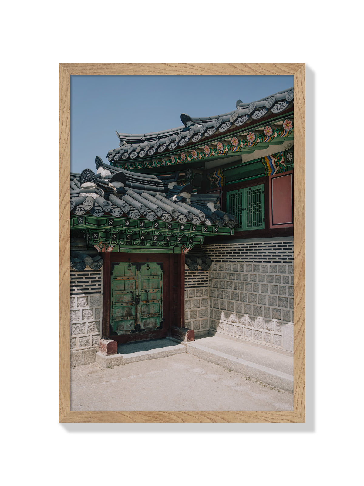 Korean Temple Door - Jonny Gleason - Natural Frame |frame=Natural Frame|