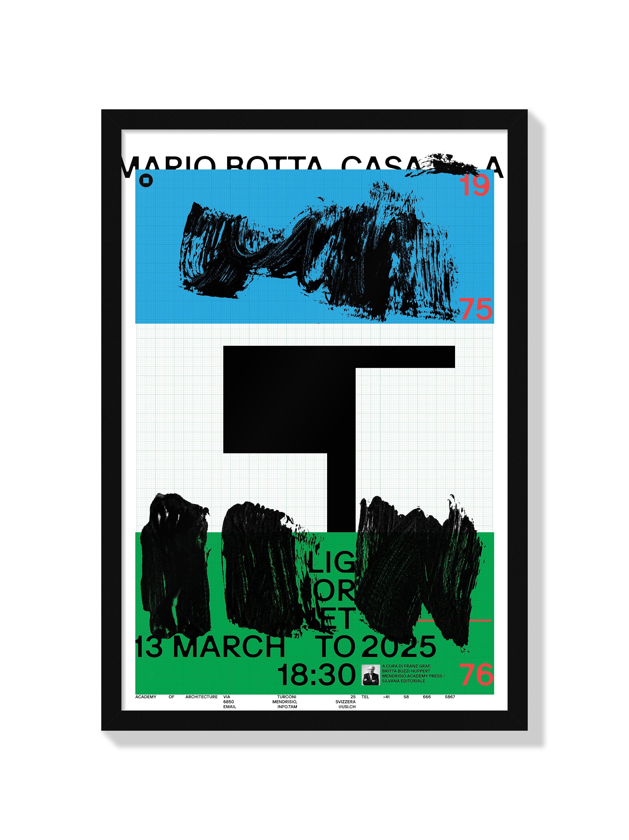 Mario Botta Casa A Ligornetto - Anastasia Temirkhan - Black Frame |frame=Black Frame|