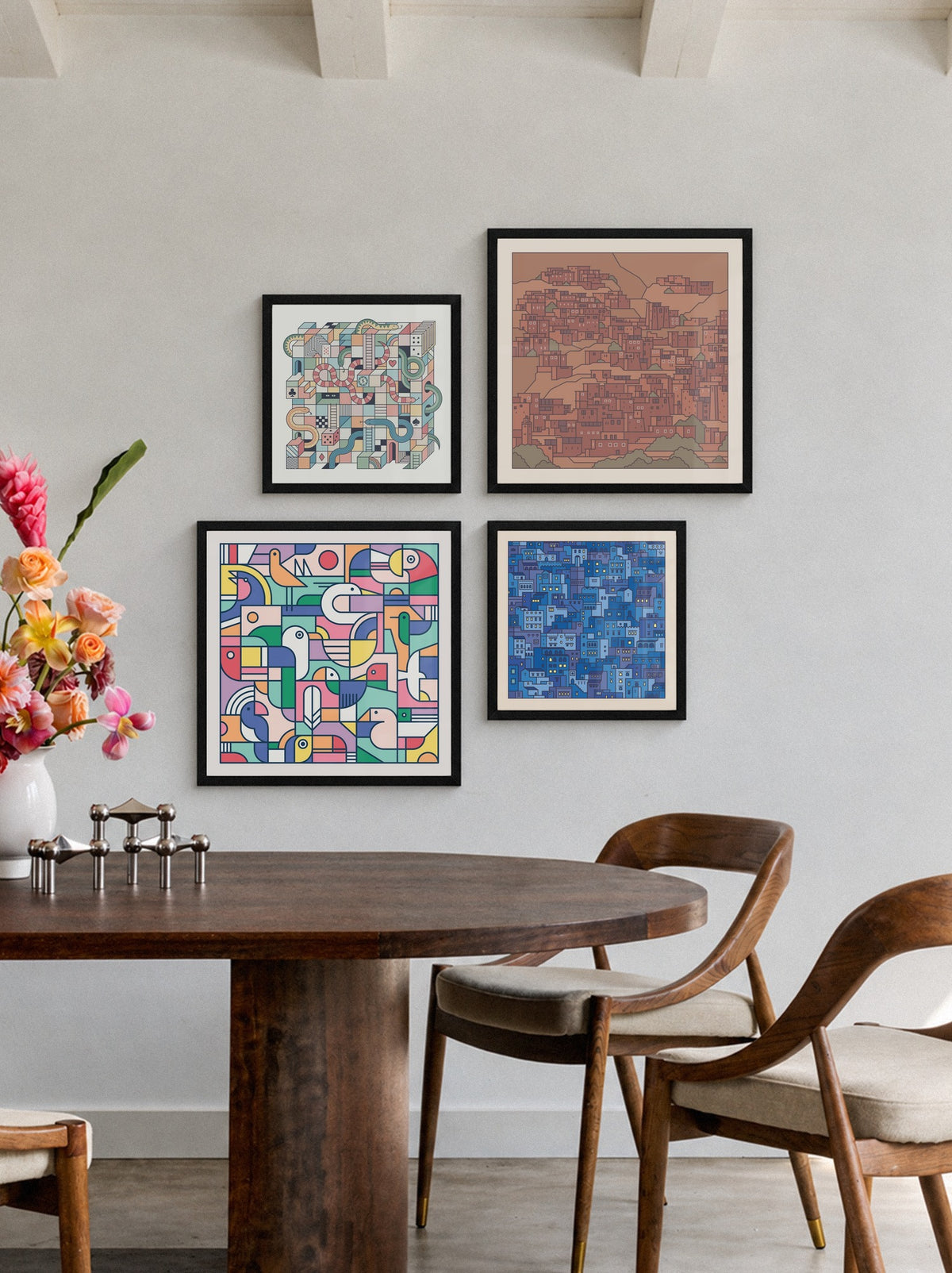 Settlements 14 – Berber Village, Morocco - Rick Crane - 1:1_GWBlack_120926 |type=gallerywall|