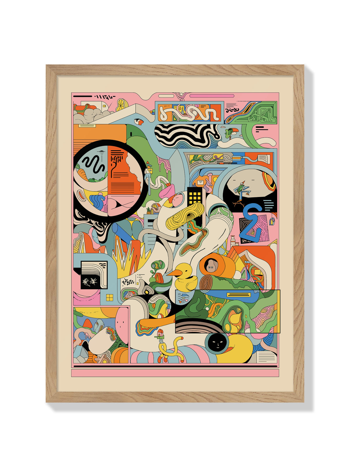 Duck Park - Ori Toor - Natural Frame |frame=Natural Frame|
