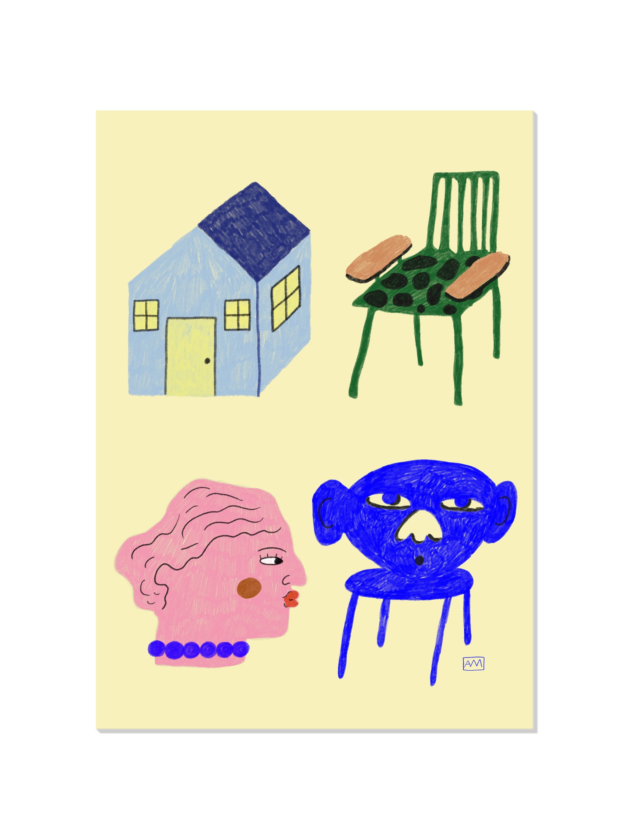 FOUR FRIENDS - projekt AM - Unframed |frame=Unframed|