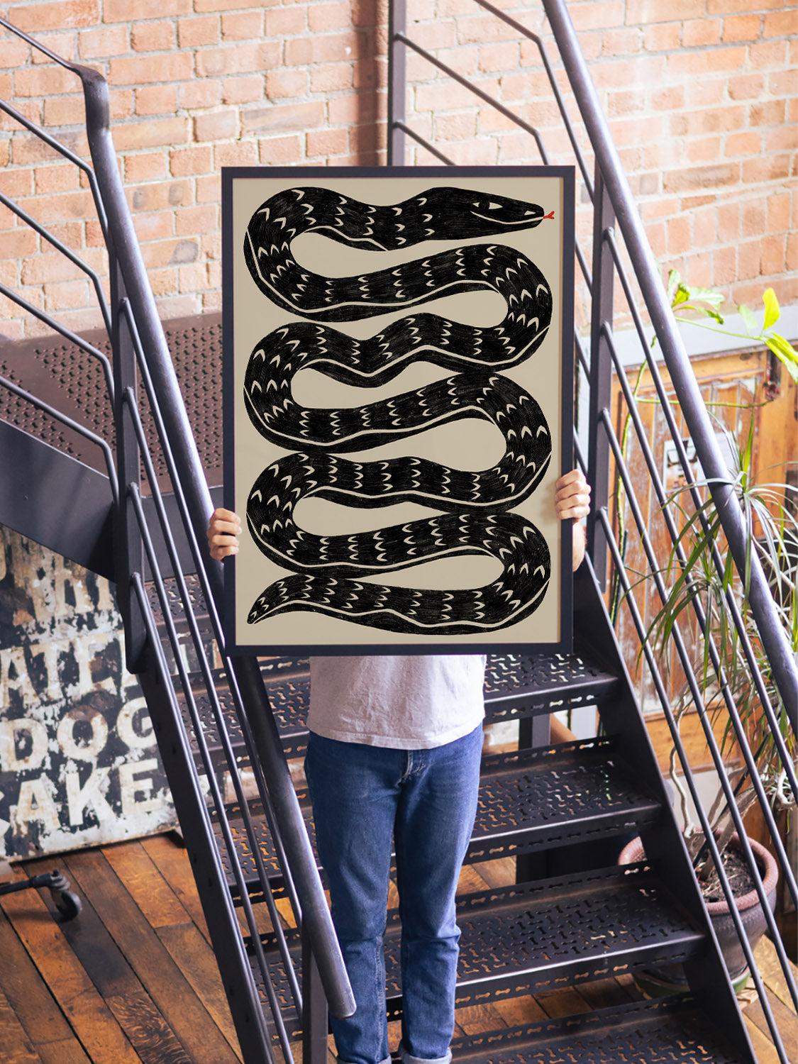 Snake - Black - Manne Jalilian