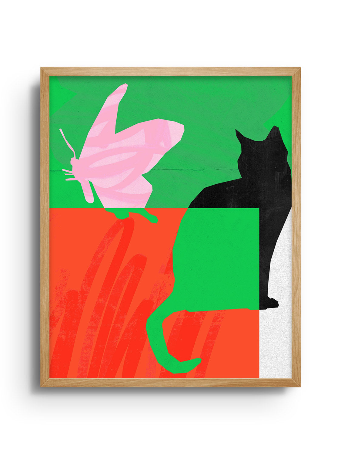Cat and Butterfly - Sian Roper