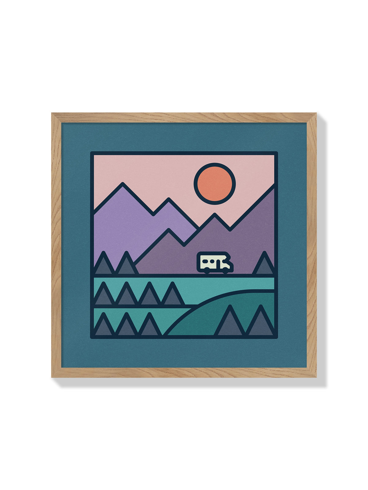 The Road Trip (Miniscape 06) - Rick Crane - Natural Frame |frame=Natural Frame|