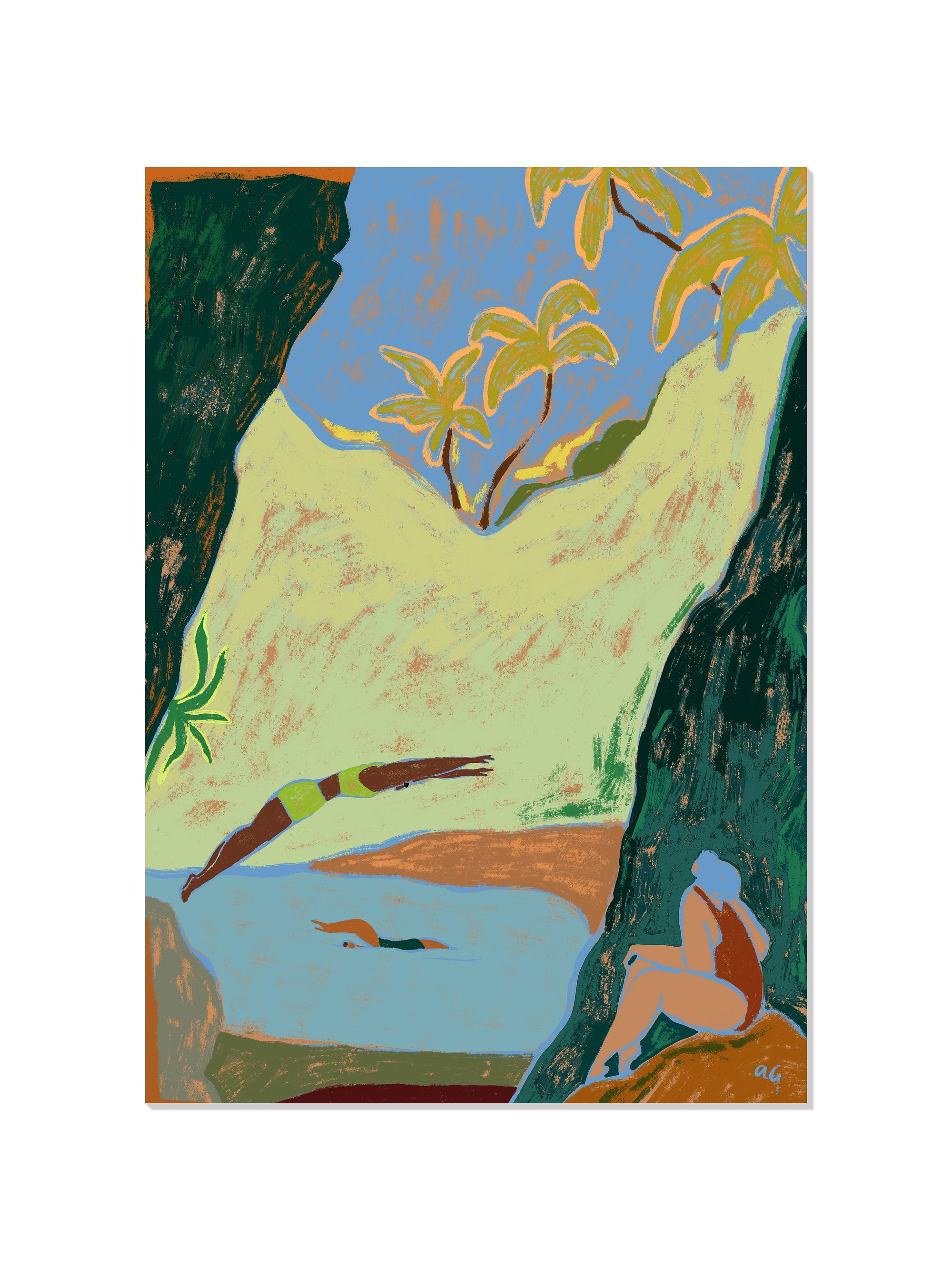 Take The Leap - Arty Guava - Unframed |frame=Unframed|