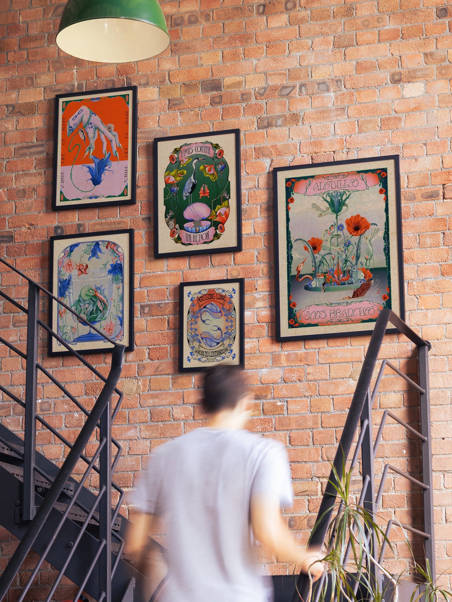 Frais-comme-un-heron - Monna Graph — Gallery Wall Collection [Style = Lifestyle]