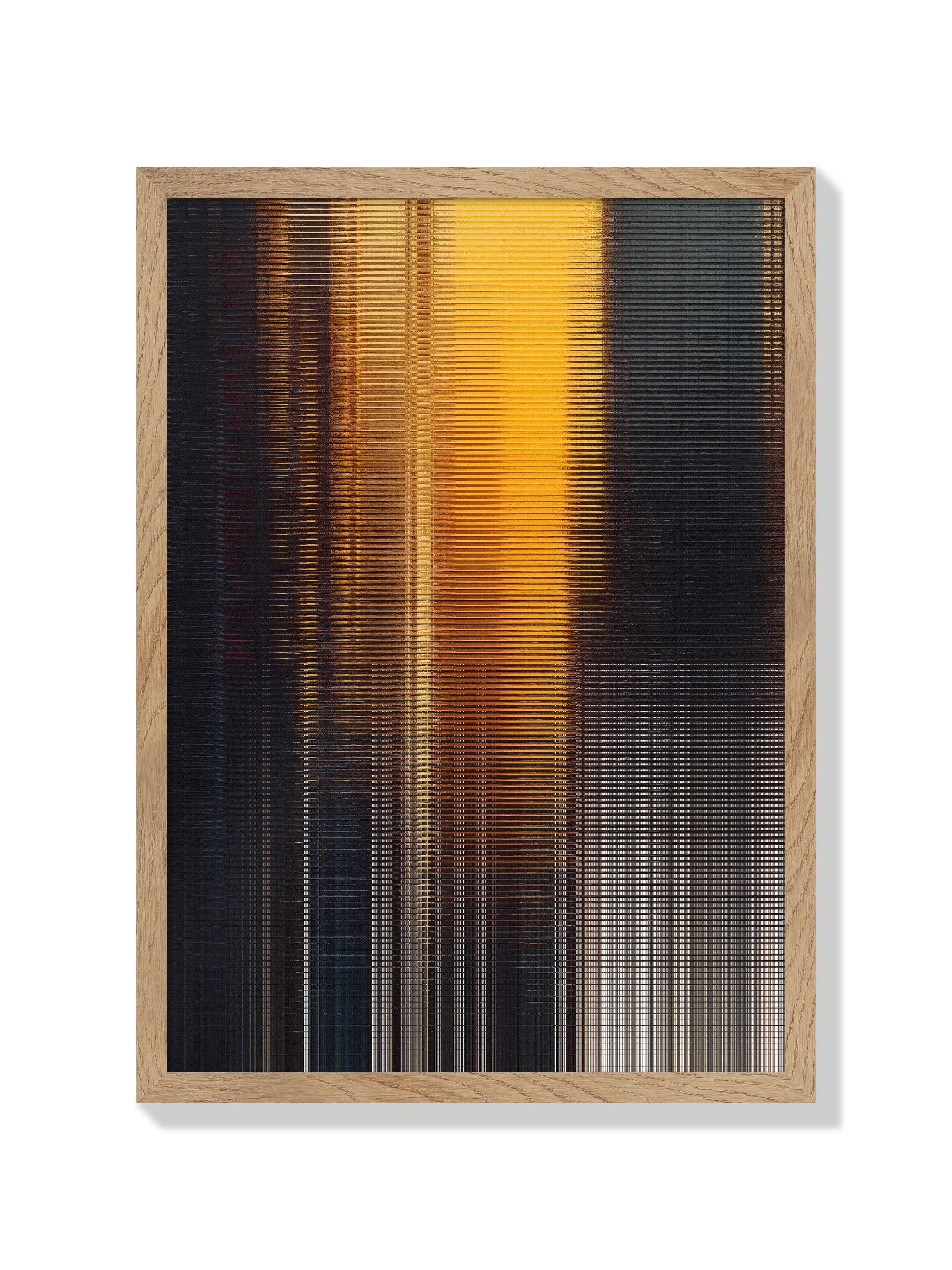 City Through A Window 02 | Glitch 26.425.2 - Aaron Borchardt - Natural Frame |frame=Natural Frame|