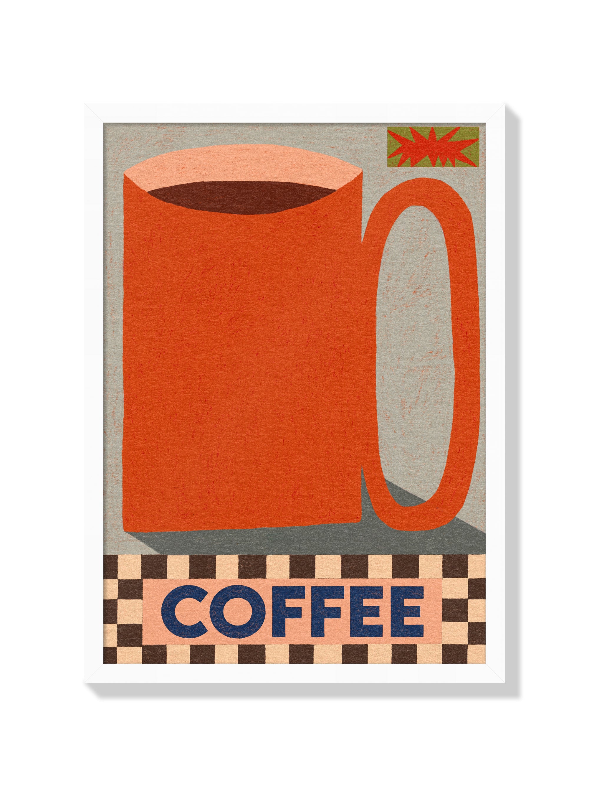 Coffee - Sophie Deller  - White Frame |frame=White Frame|