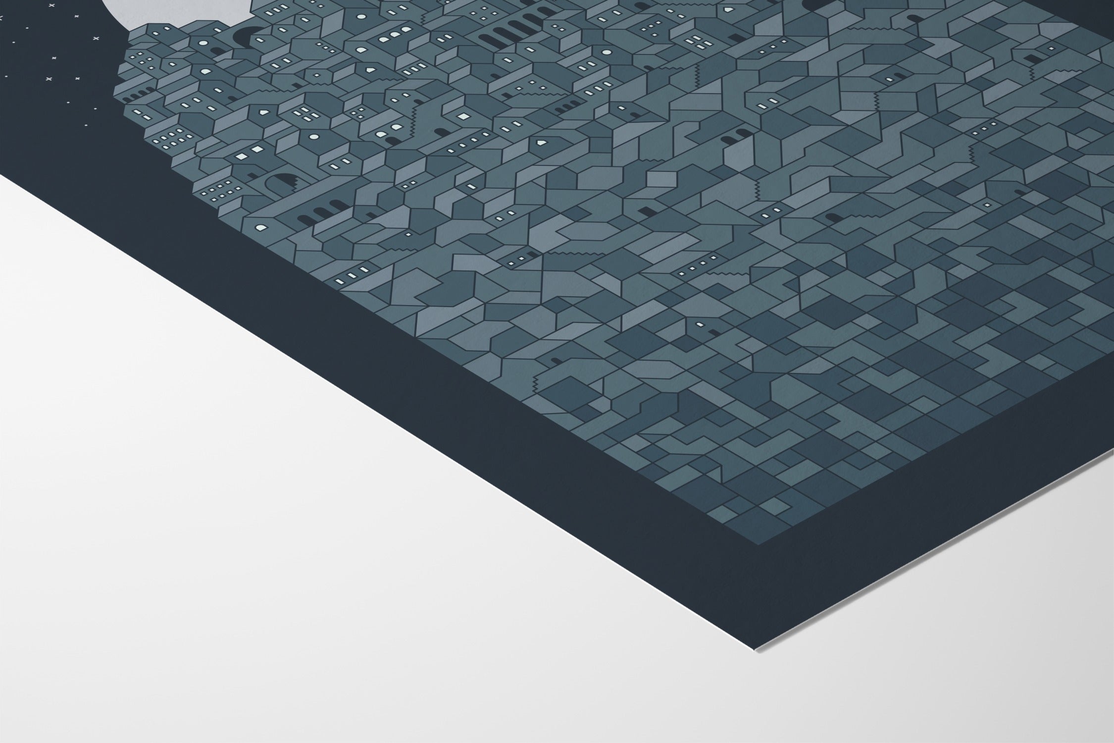 City Blocks - Rick Crane - Fine Art Paper 200gsm |type=paper|