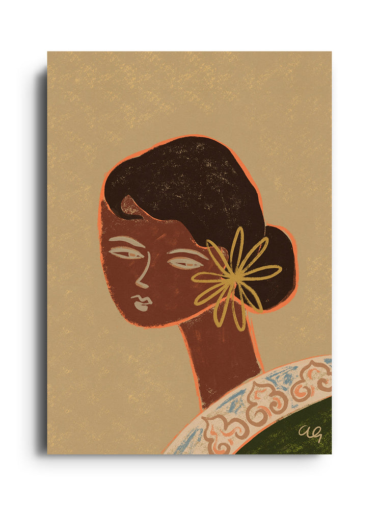 Lady In Green - Arty Guava