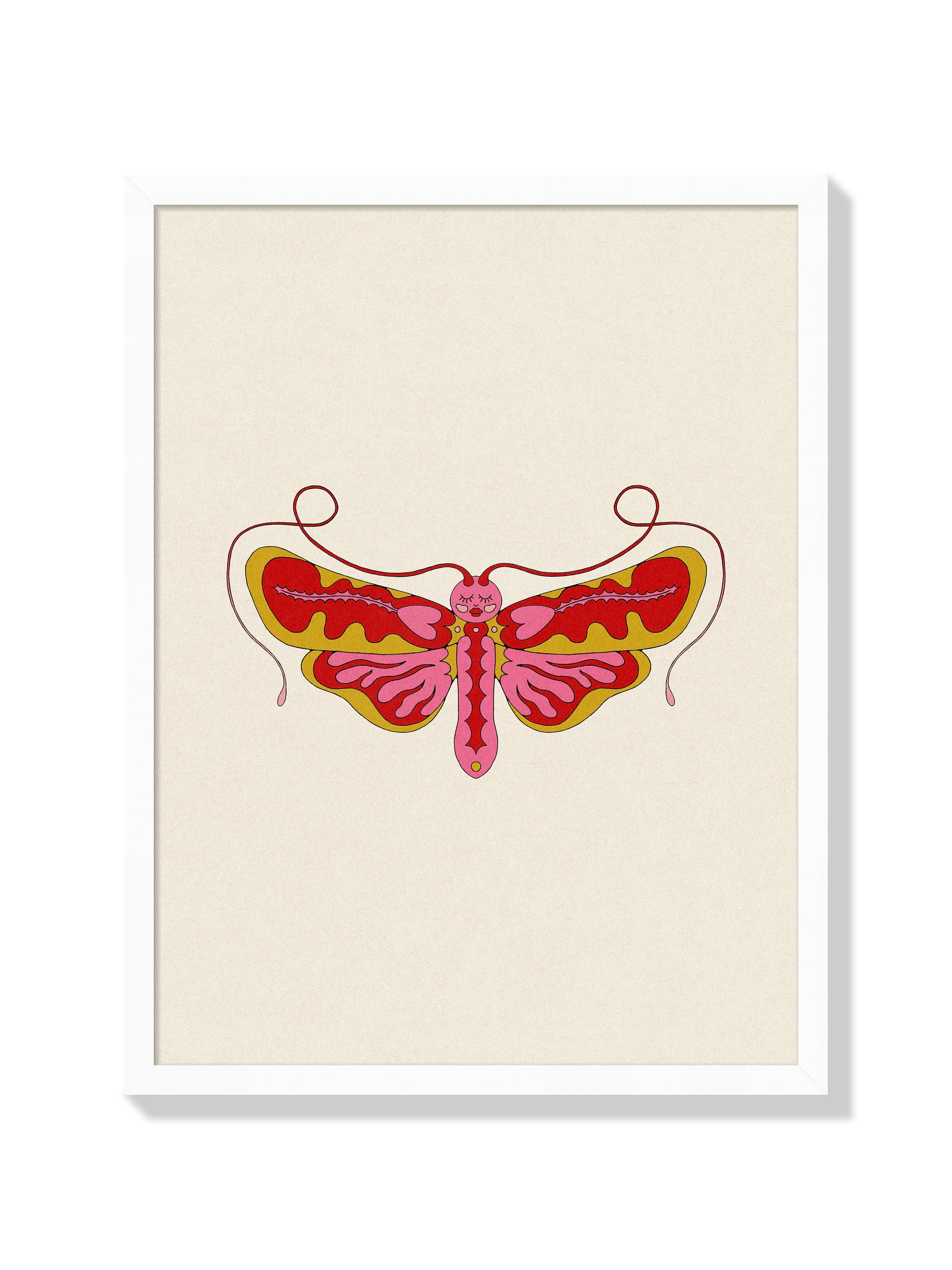 ZYGAENA FAUSTA - Maria Barrera - White Frame |frame=White Frame|
