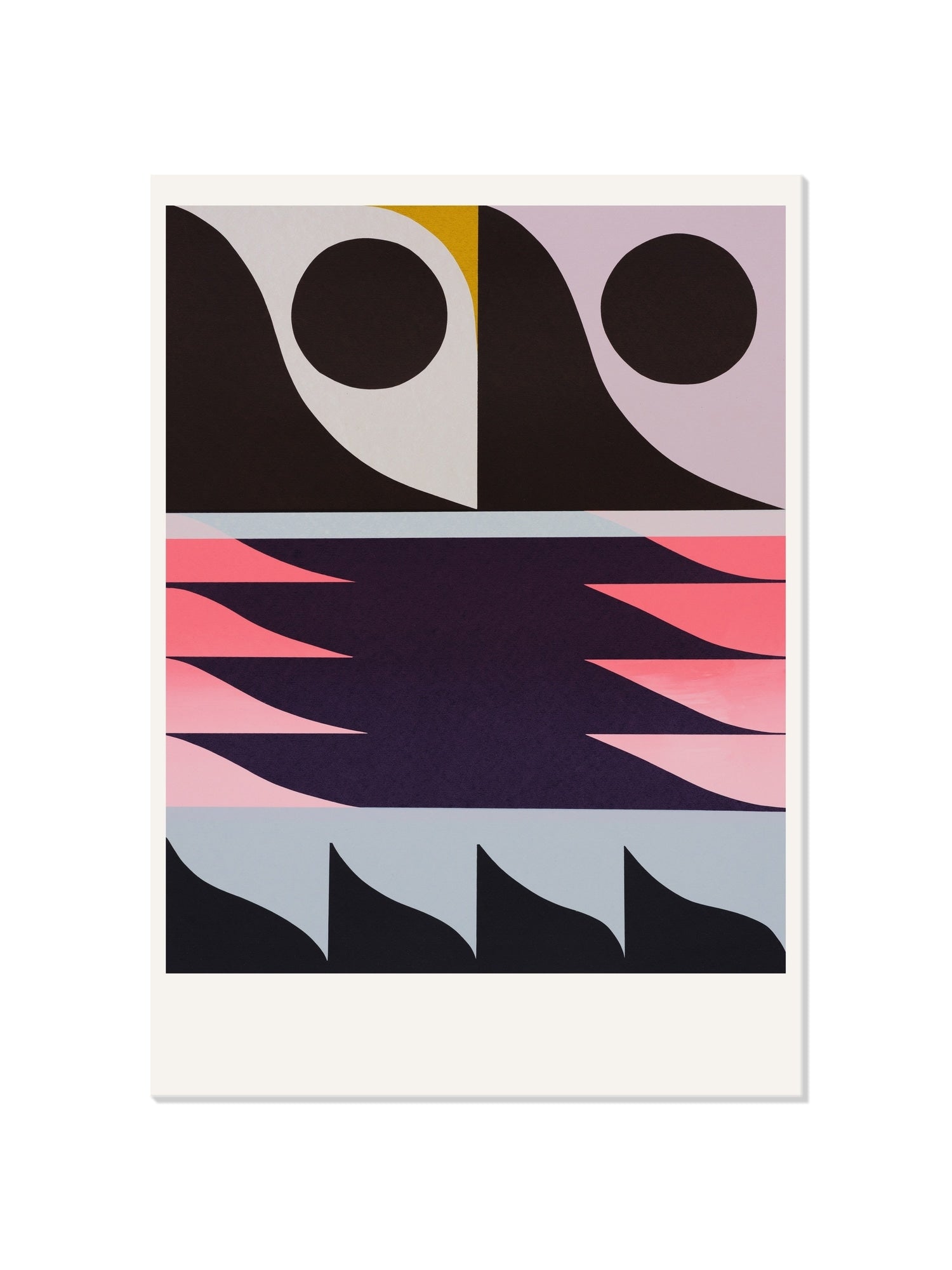 Unframed fine art print titled "Loopholes" by artist Rikki Hewitt, showcasing intricate abstract design without a frame. |frame=Unframed|