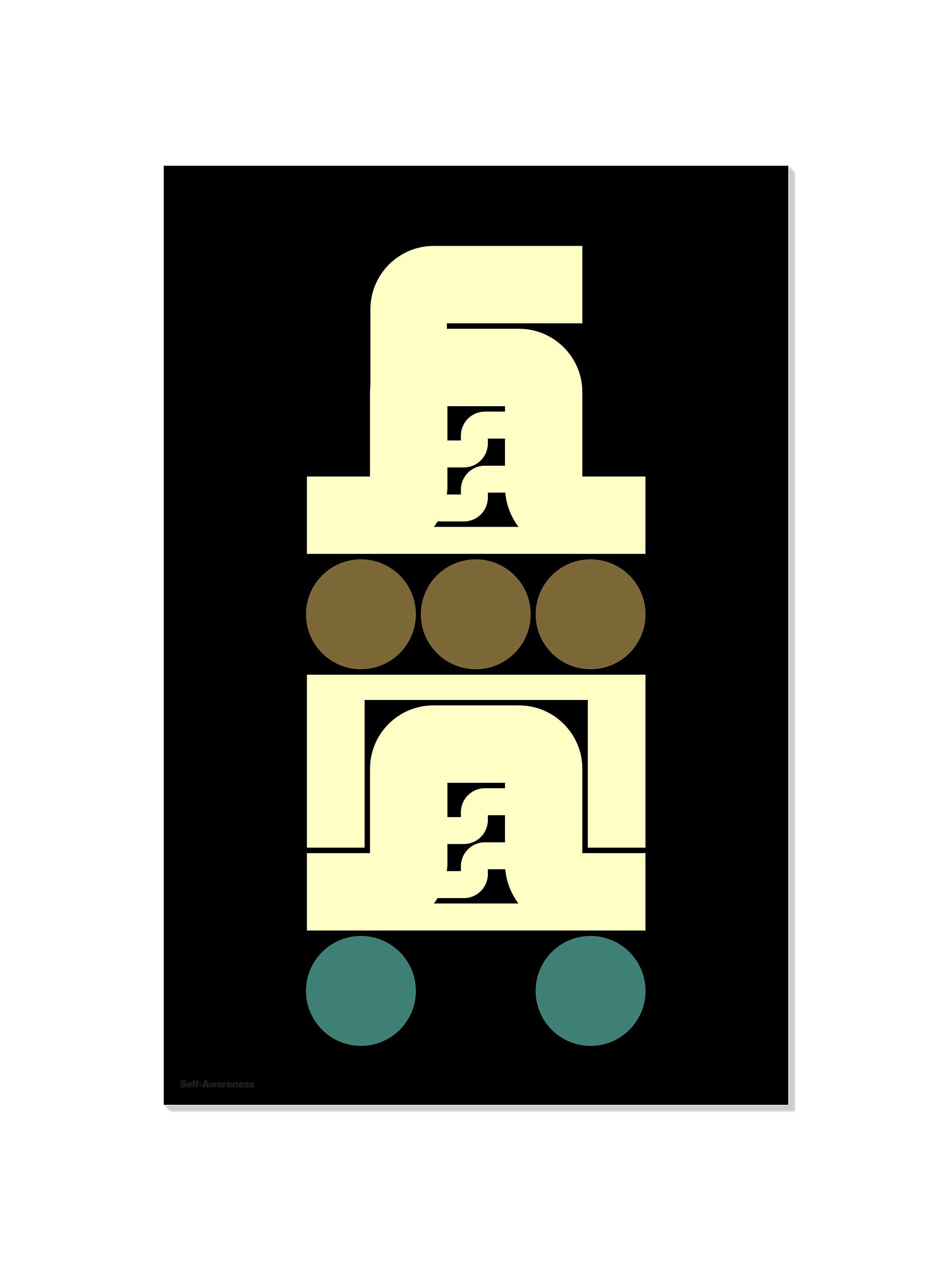 "自覚#2 (Self-Awareness)" by Kenichi Minami, unframed fine art print displayed against a neutral background. |frame=Unframed|