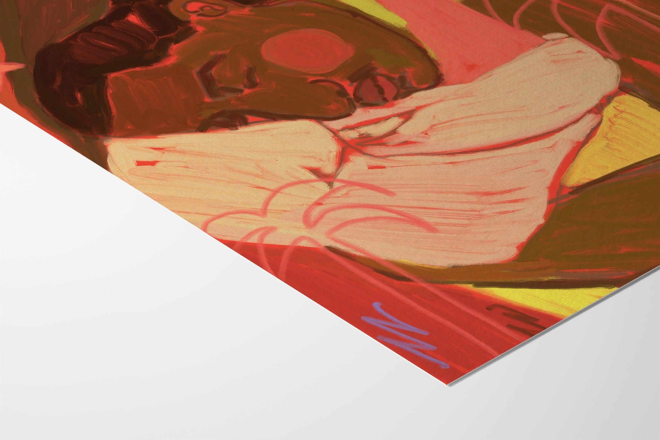 Grieving In My Mind - Scared of Moths - Fine Art Paper 200gsm |type=lifestyle|