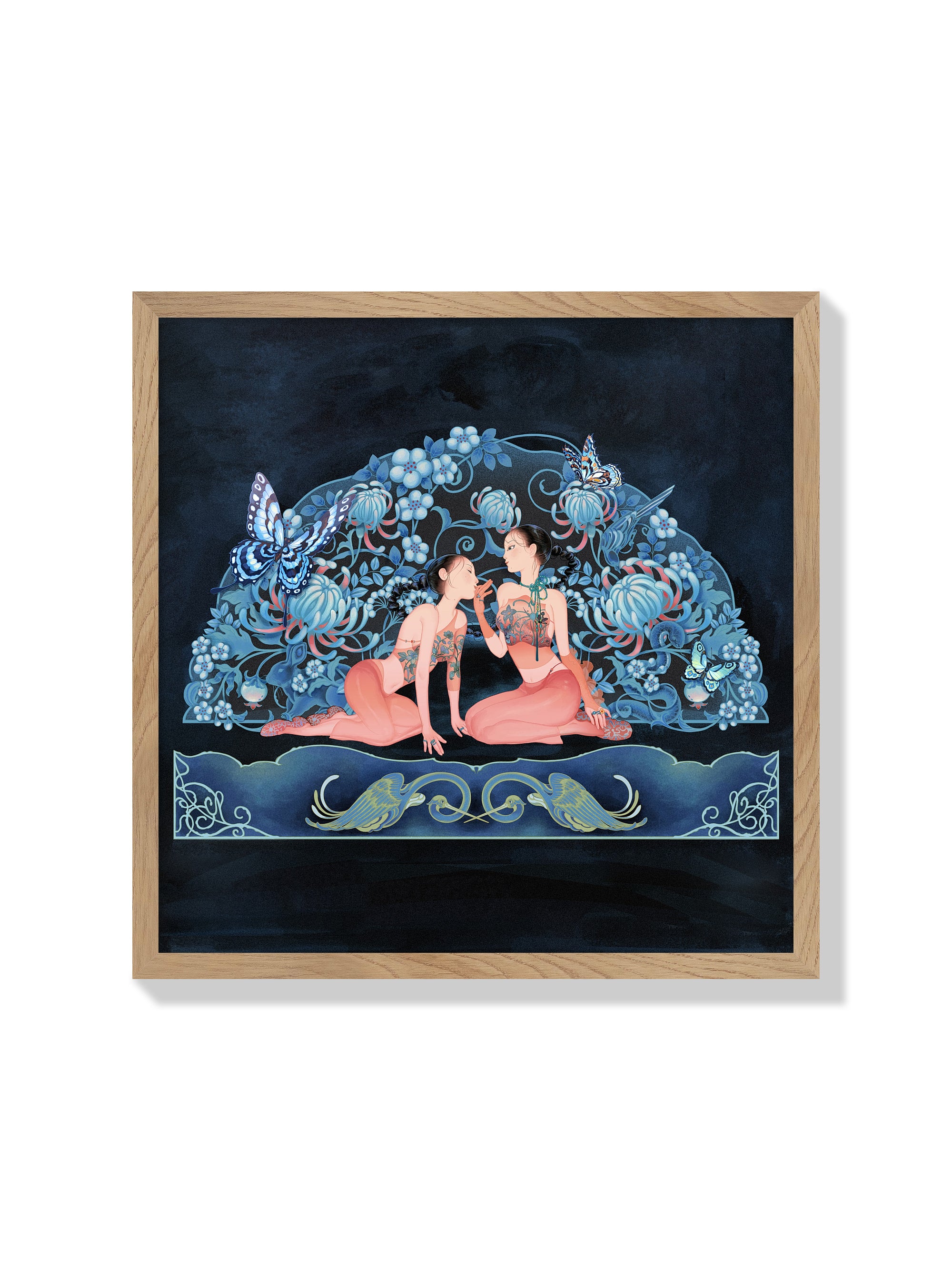Garden of Blue - Toma Nguyễn - Natural Frame |frame=Natural Frame|