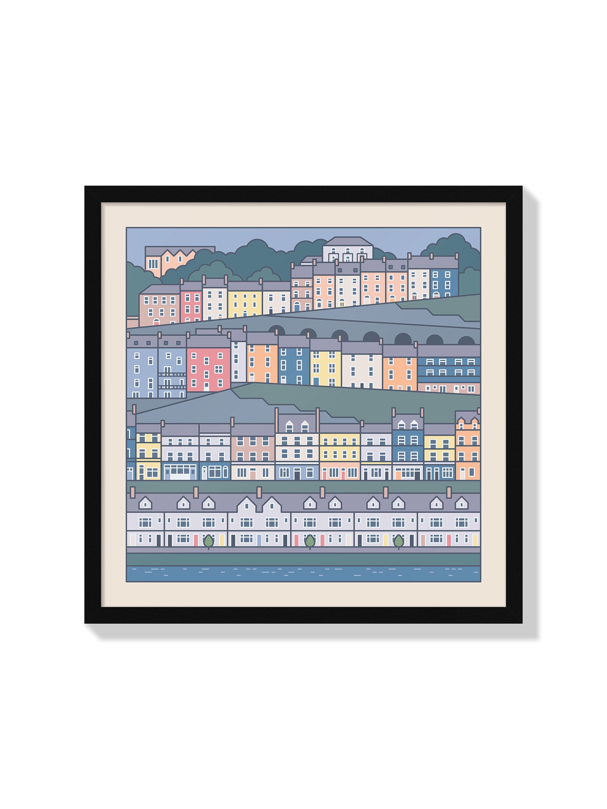 Settlements 11 – Cobh, Ireland - Rick Crane - Black Frame |frame=Black Frame|