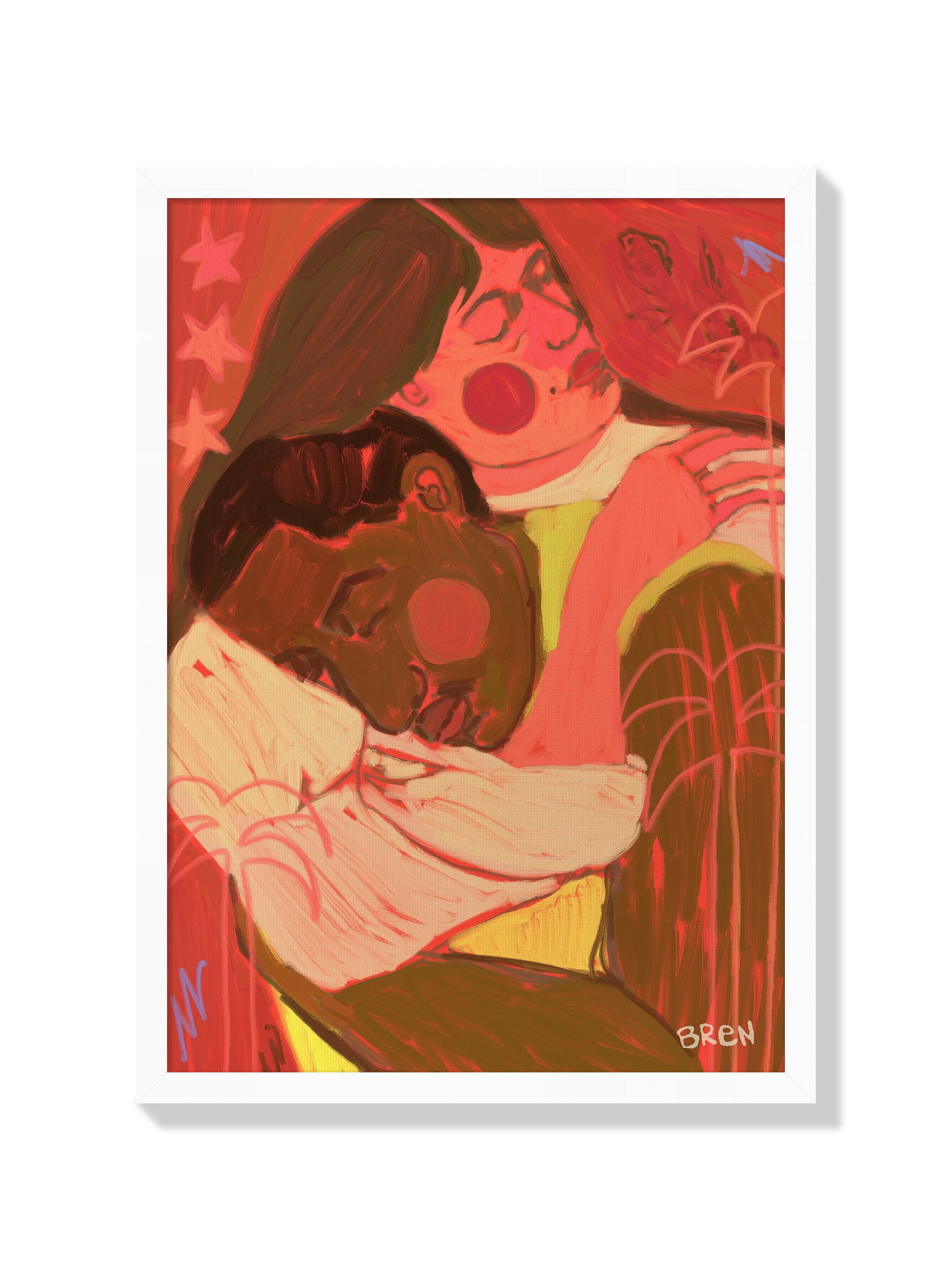 Grieving In My Mind - Scared of Moths - White Frame |frame=White Frame|