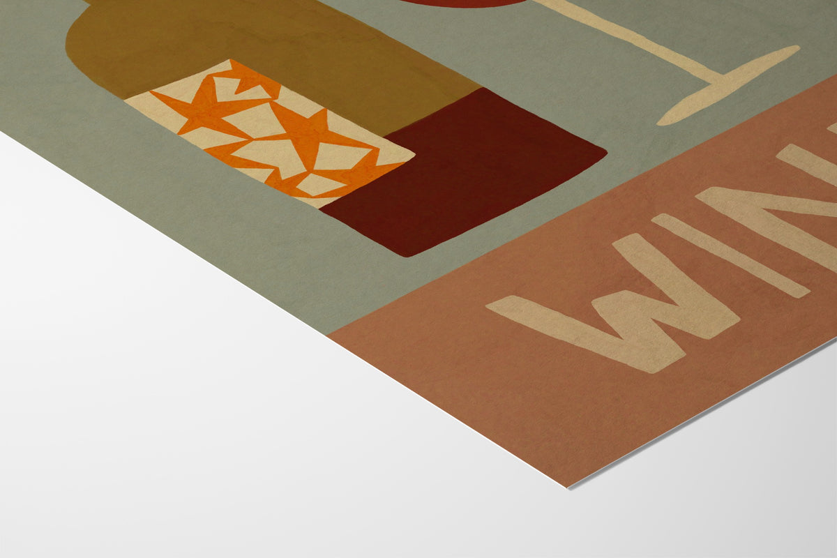Wine - Sophie Deller  - Fine Art Paper 200gsm |type=paper|