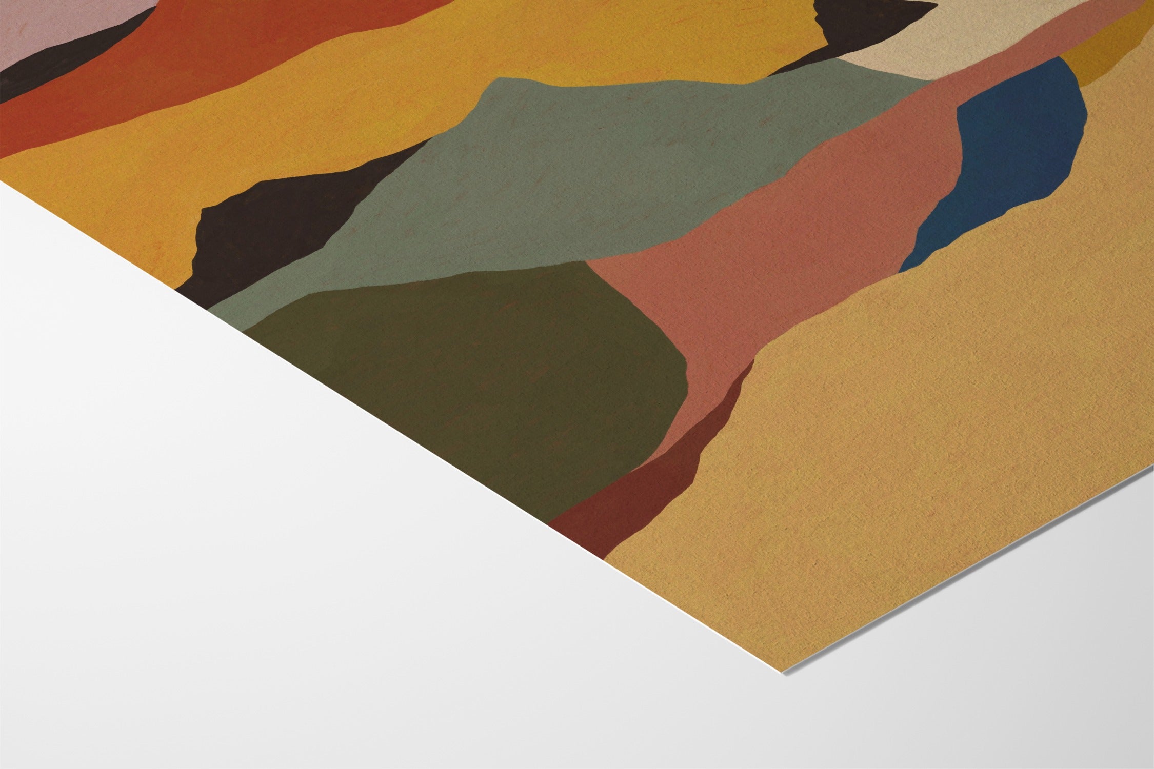 Abstract Landscape With Stars - Sophie Deller - Hahnemuhle German Etching 310gsm |type=lifestyle|