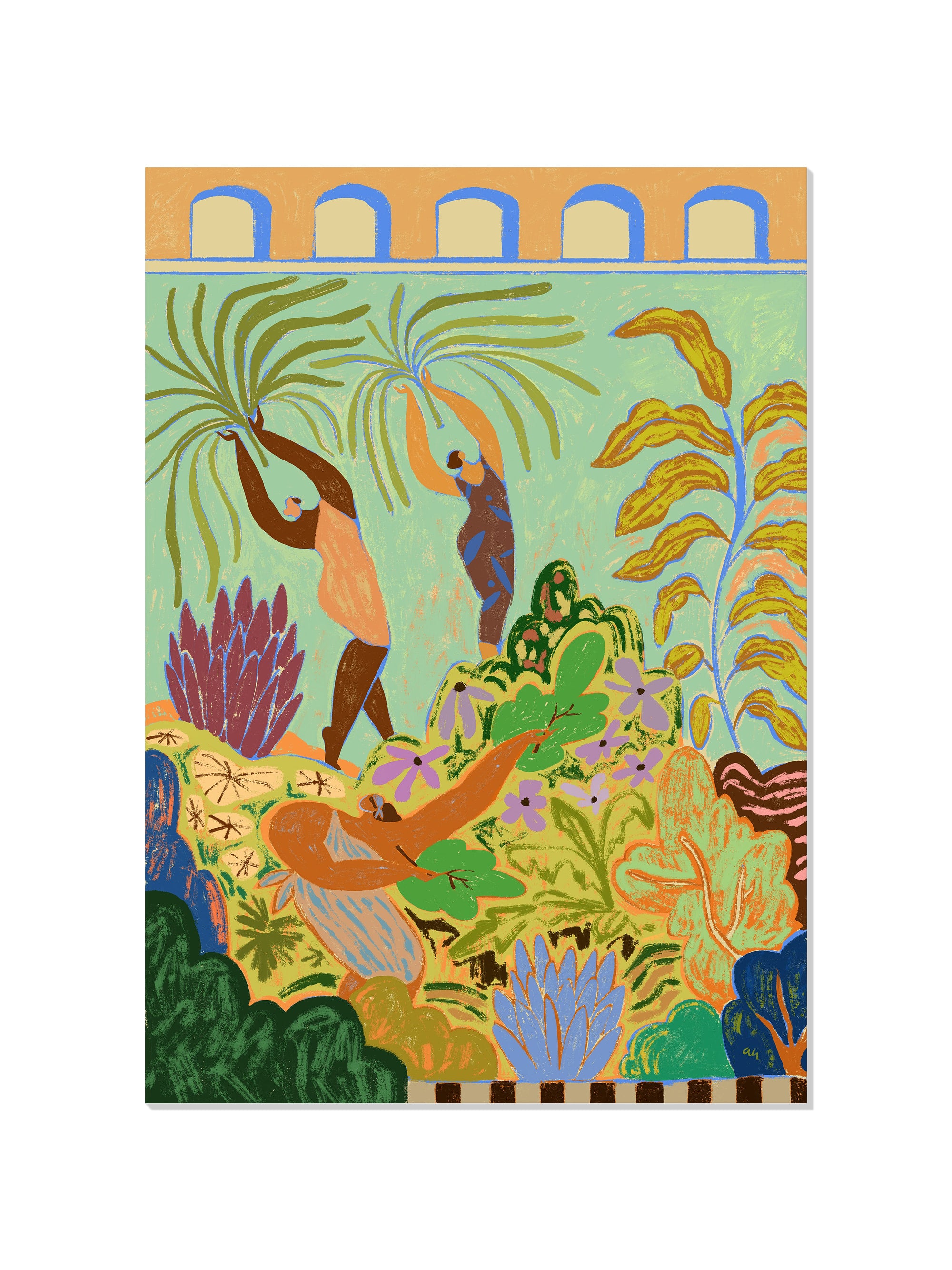 Her Garden - Arty Guava - Unframed |frame=Unframed|